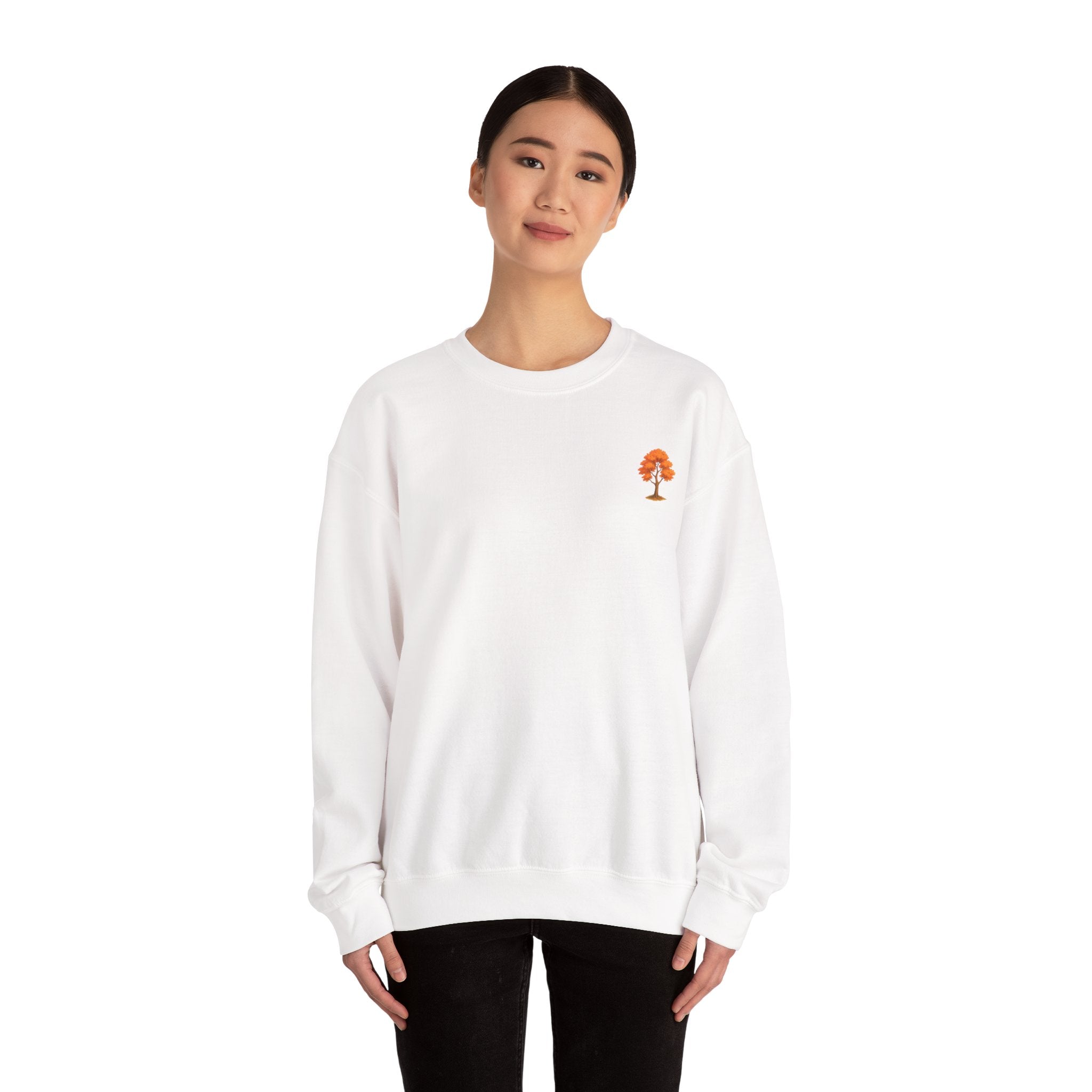 Autumn Vibes Sweatshirt, Cozy Fall Apparel, Unisex Crewneck, Trendy Streetwear, Perfect for Bonfire Nights, Gifts for Nature Lovers