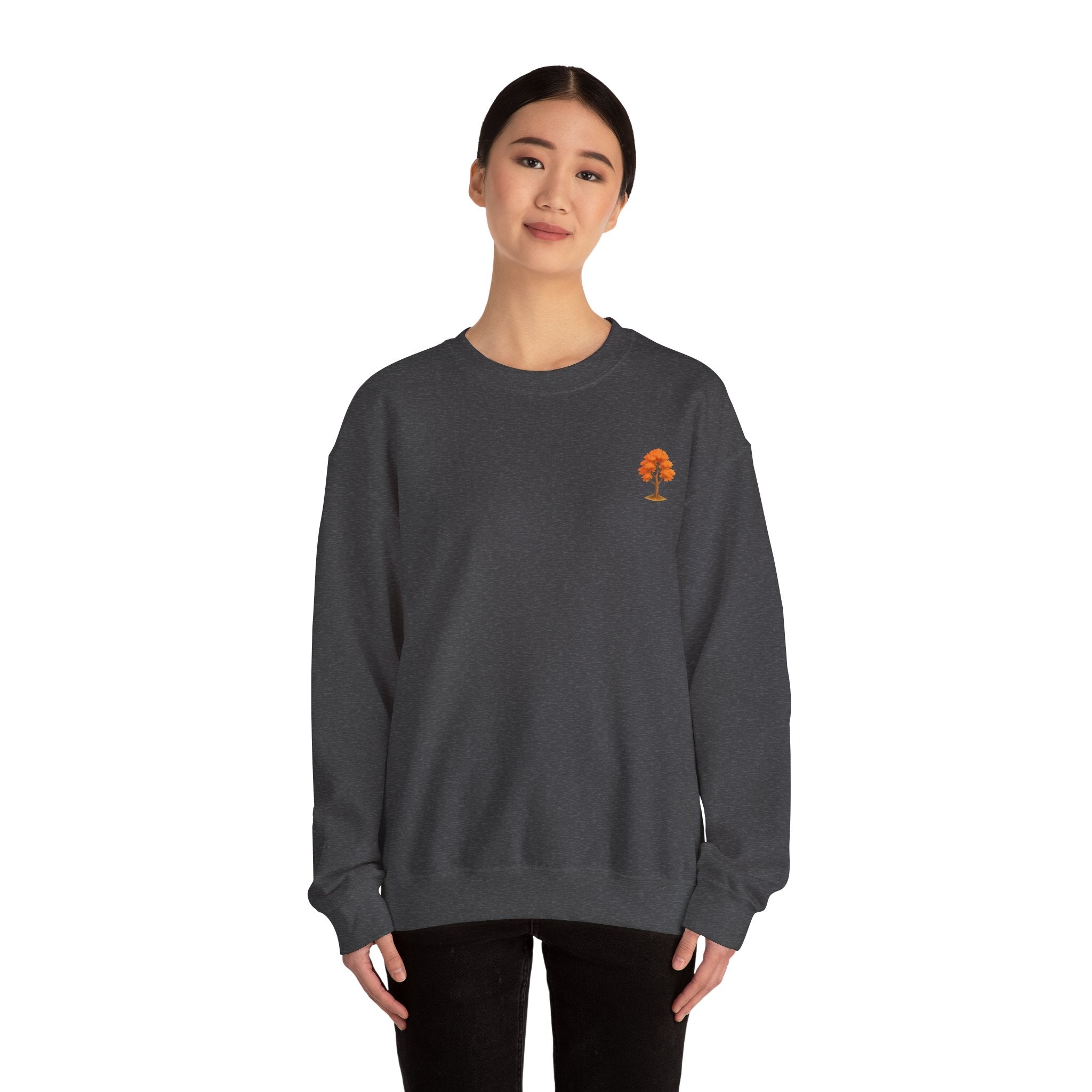 Autumn Vibes Sweatshirt, Cozy Fall Apparel, Unisex Crewneck, Trendy Streetwear, Perfect for Bonfire Nights, Gifts for Nature Lovers
