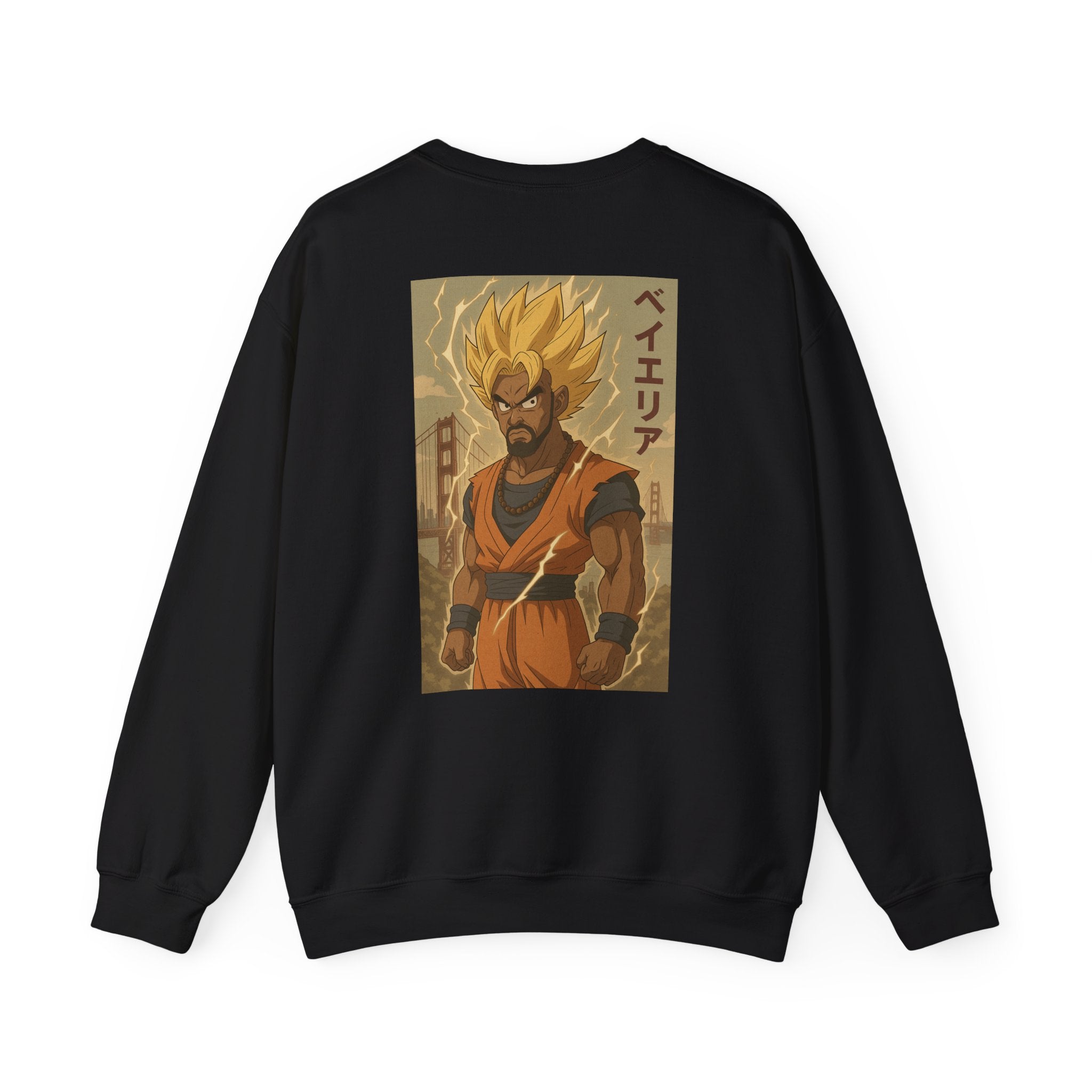 Anime Graphic Crewneck Sweatshirt | Unisex Streetwear Fashion, Gift for Anime Fans, Casual Comfort Wear, Perfect for Men and Women