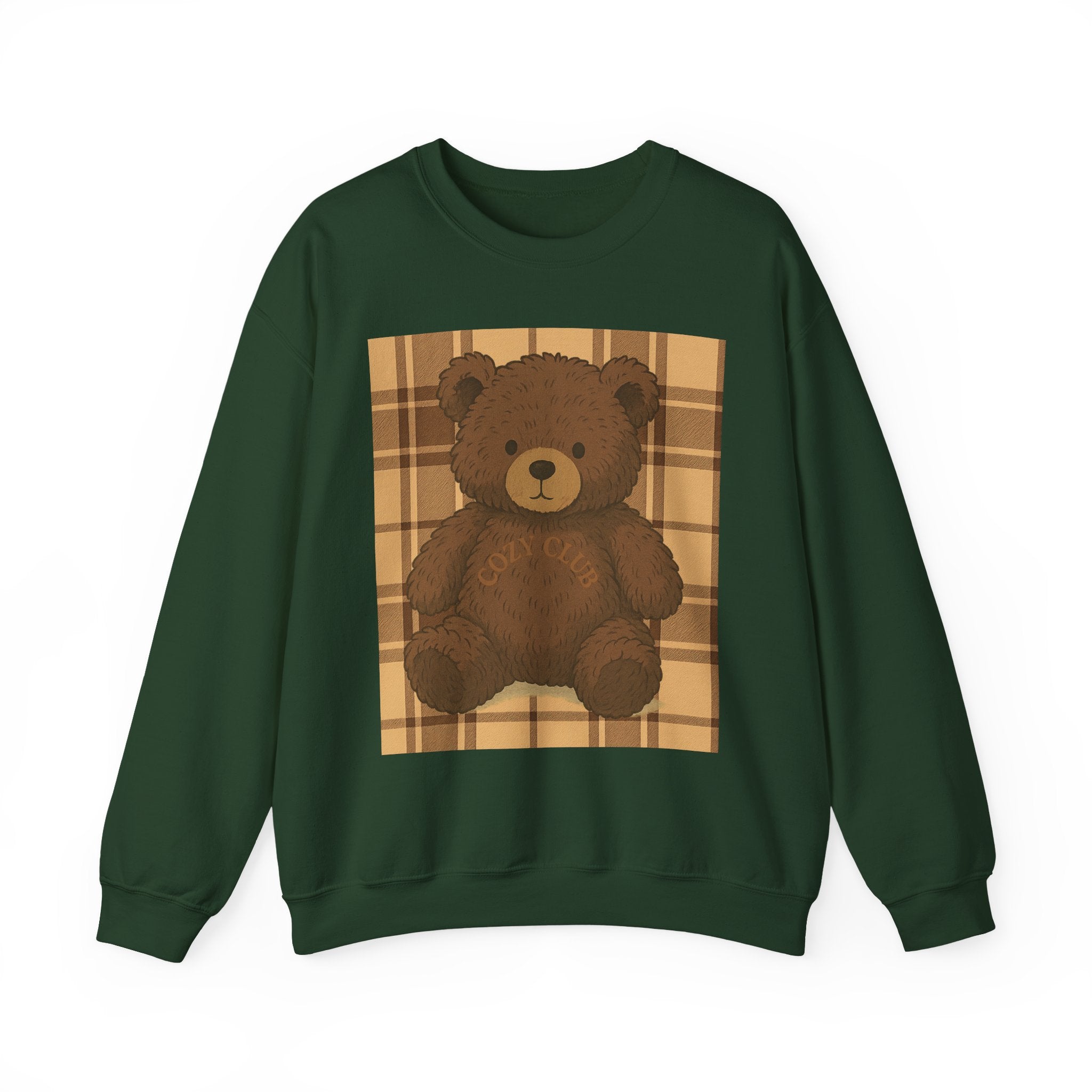 Cozy Teddy Bear Sweatshirt - Unisex Heavy Blend™, Cute Gift, Fall Fashion, Winter Wardrobe, Plush Bear Design