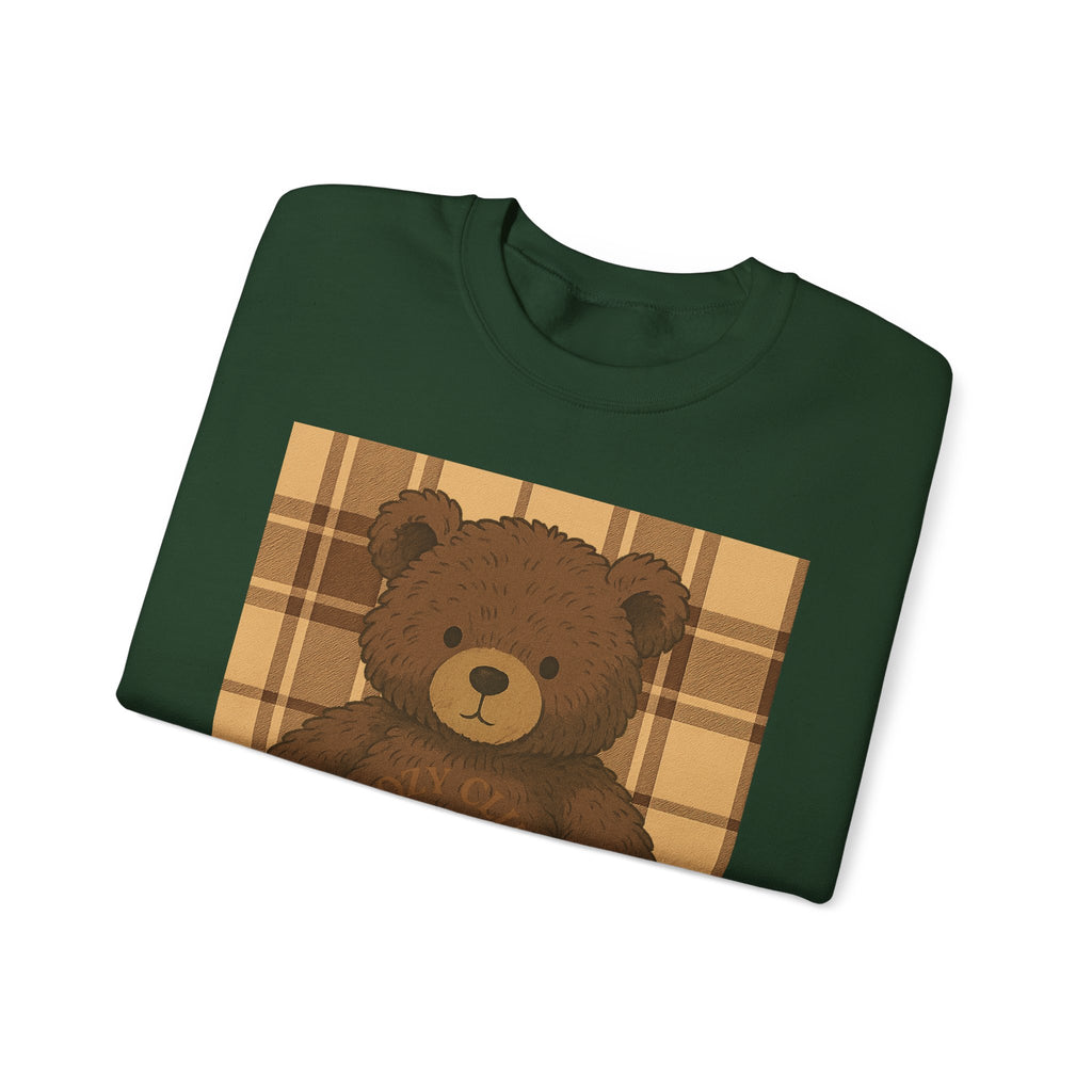 Cozy Teddy Bear Sweatshirt - Unisex Heavy Blend™, Cute Gift, Fall Fashion, Winter Wardrobe, Plush Bear Design