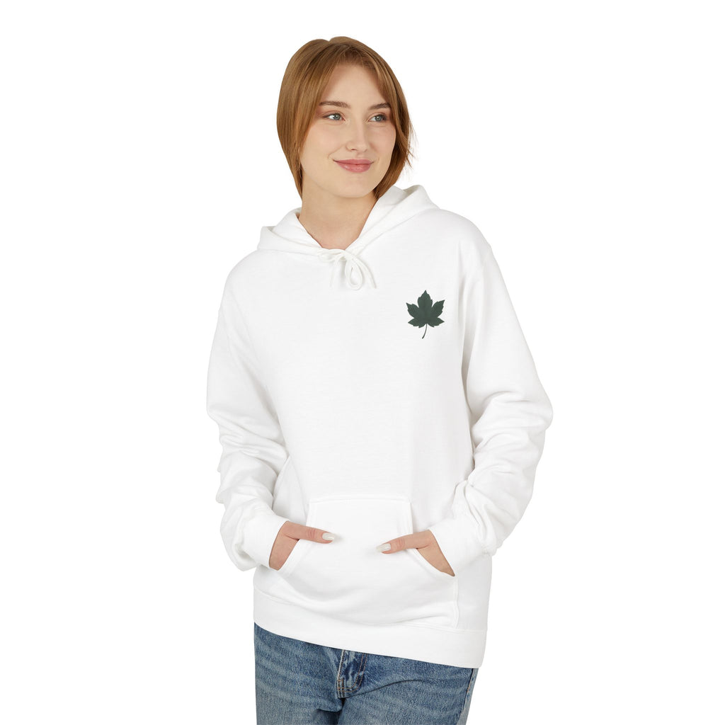 Autumn Leaf Hoodie - Cozy Unisex Fleece Sweatshirt for Fall, Perfect for Halloween, Thanksgiving, Nature Lovers, Casual Wear, Gift