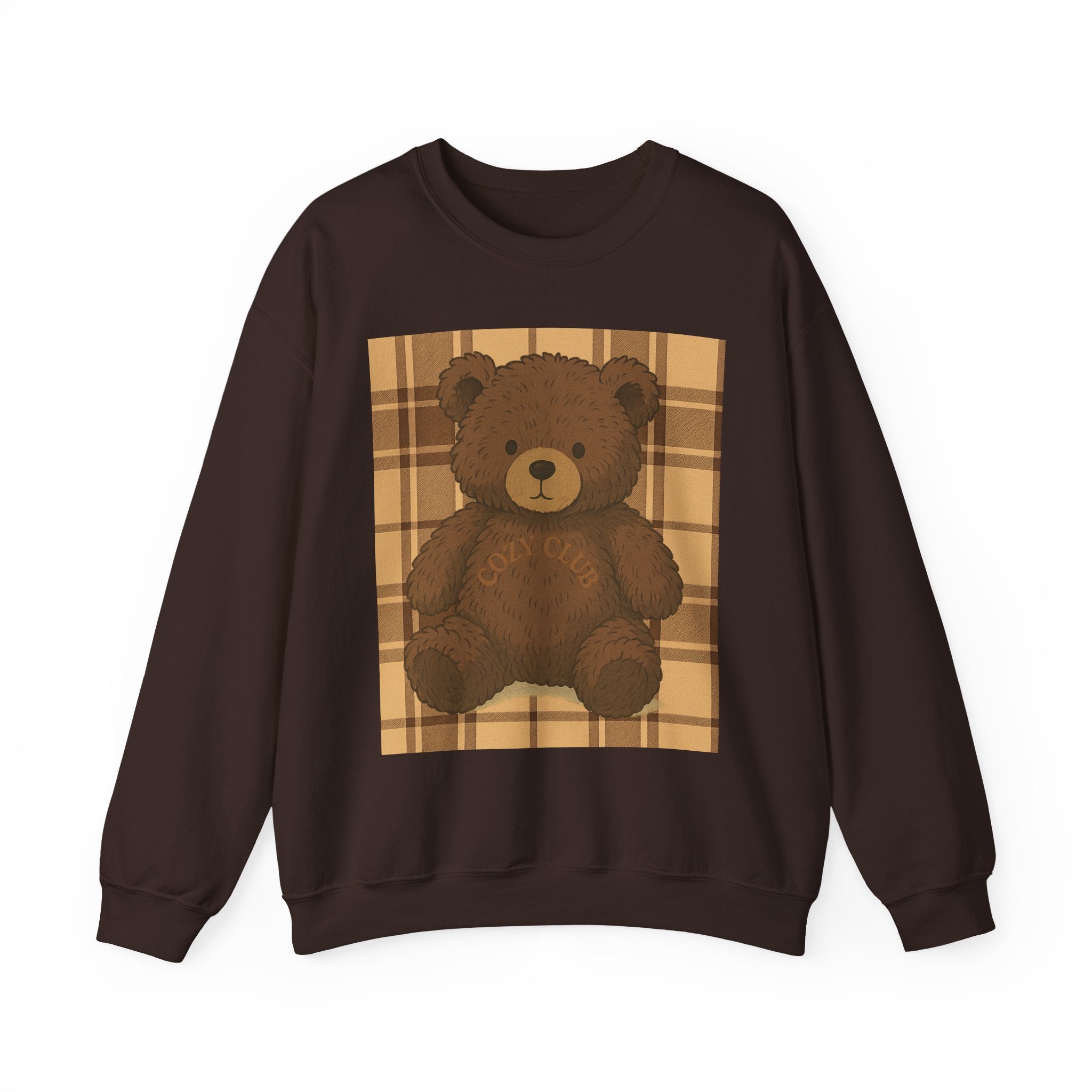 Cozy Teddy Bear Sweatshirt - Unisex Heavy Blend™, Cute Gift, Fall Fashion, Winter Wardrobe, Plush Bear Design