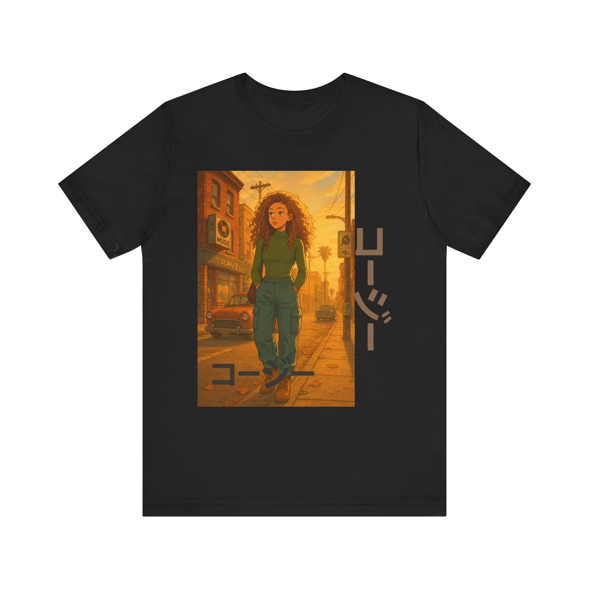 Vintage-Inspired Graphic Tee, Casual T-Shirt, Stylish Streetwear, Perfect Gift for Teens, Art Lover's Fashion