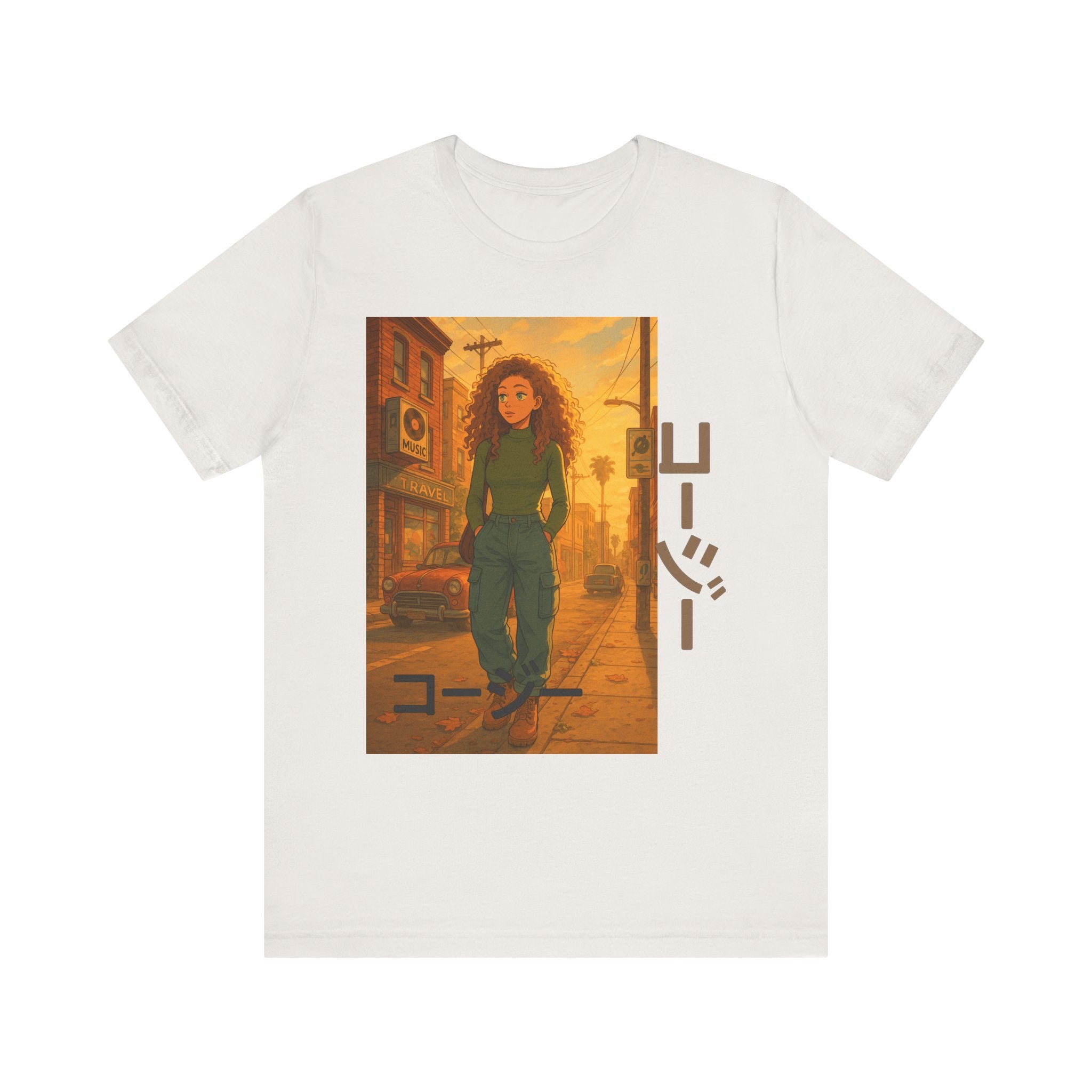 Vintage-Inspired Graphic Tee, Casual T-Shirt, Stylish Streetwear, Perfect Gift for Teens, Art Lover's Fashion