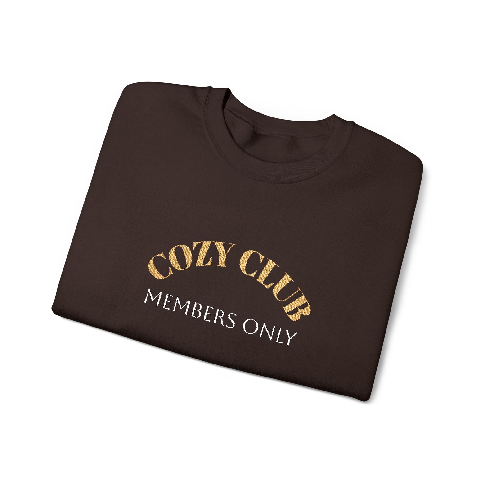 Cozy Club Sweatshirt - Unisex Heavy Blend™ Crewneck, Comfortable Gift for Friends, Perfect for Fall and Home Gatherings, Cozy Vibe, [...]