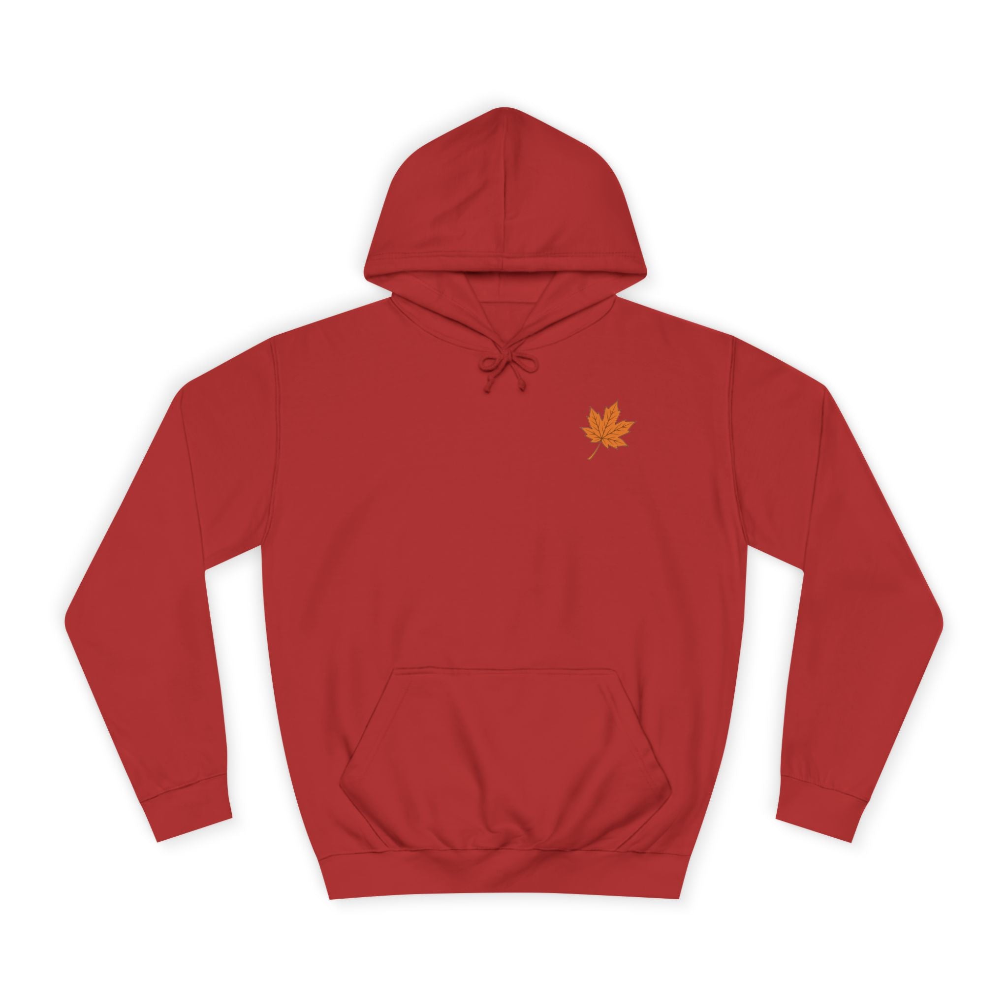Cozy Unisex College Hoodie with Artistic Leaf Design - Perfect for Fall, Casual Wear, College Students, Stylish Gift Idea