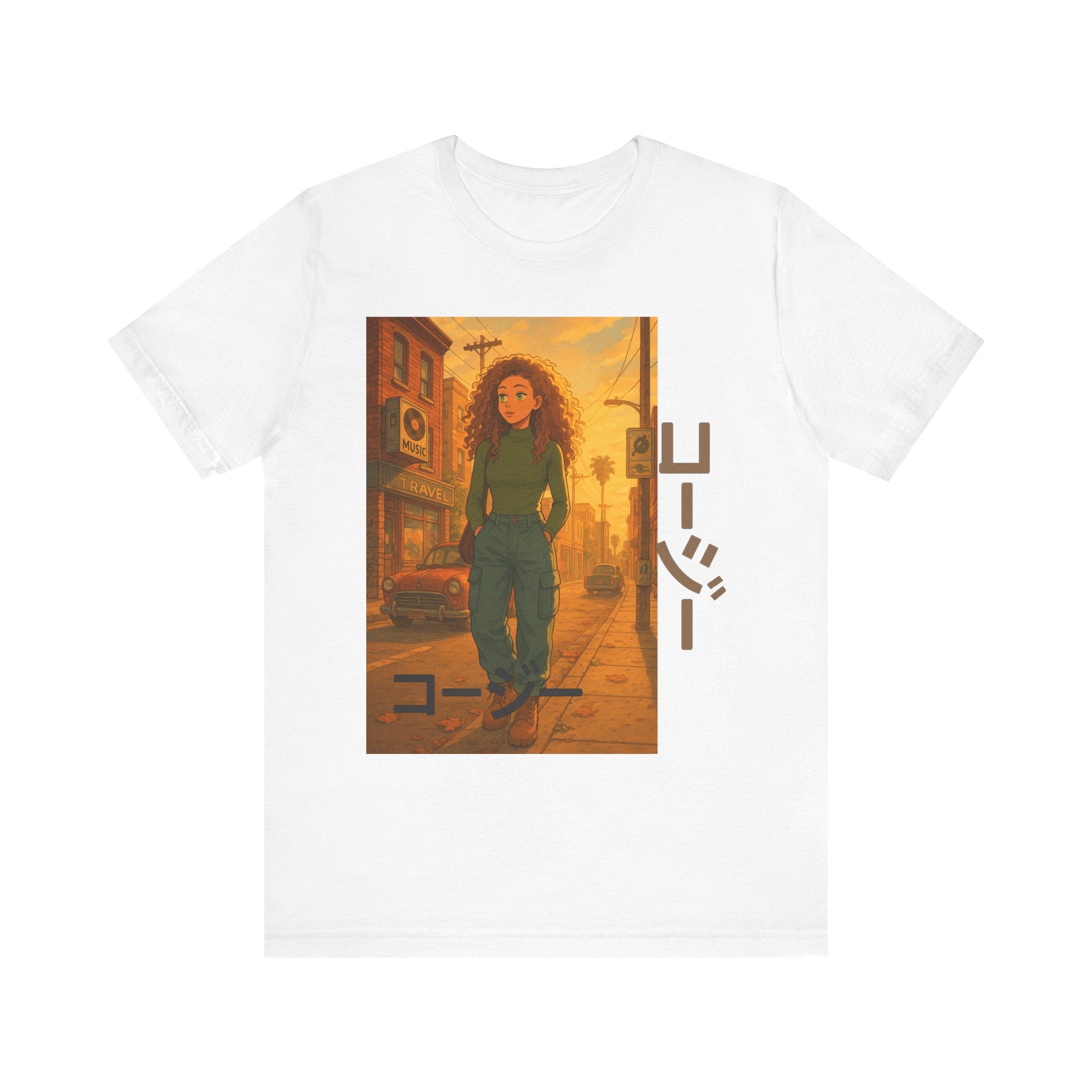 Vintage-Inspired Graphic Tee, Casual T-Shirt, Stylish Streetwear, Perfect Gift for Teens, Art Lover's Fashion