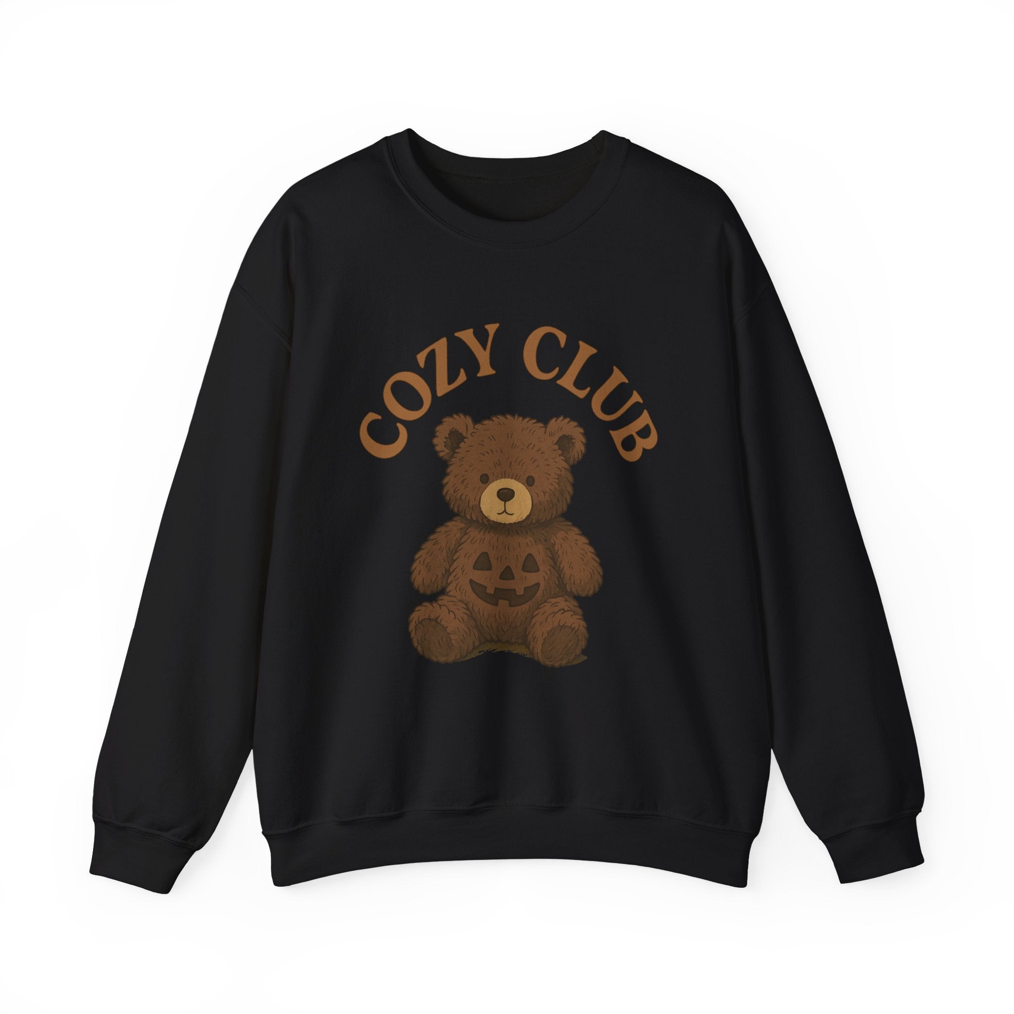 Cozy Club Bear Sweatshirt, Unisex Heavy Blend Crewneck, Fall Fashion, Halloween Sweater, Casual Comfort Clothing