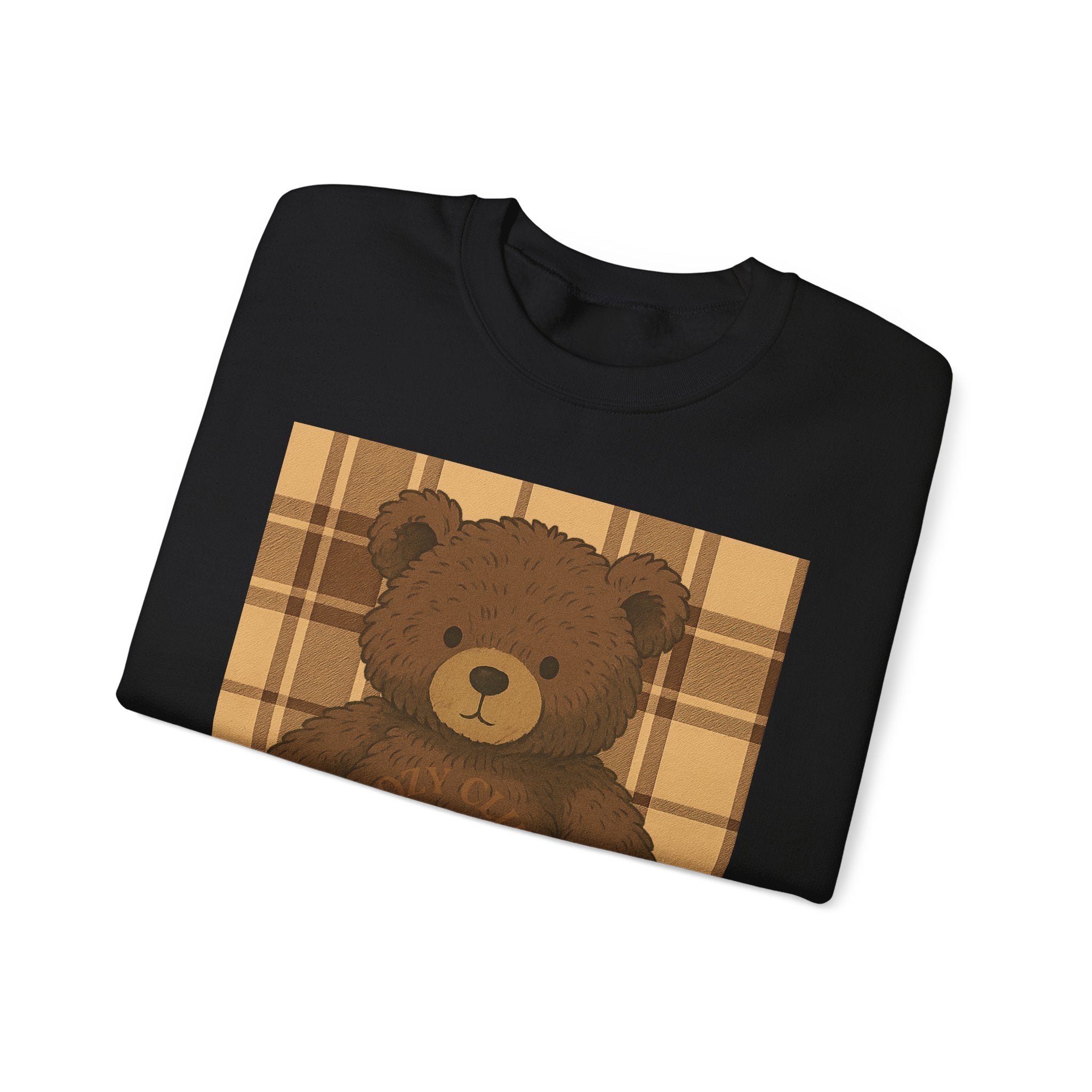Cozy Teddy Bear Sweatshirt - Unisex Heavy Blend™, Cute Gift, Fall Fashion, Winter Wardrobe, Plush Bear Design