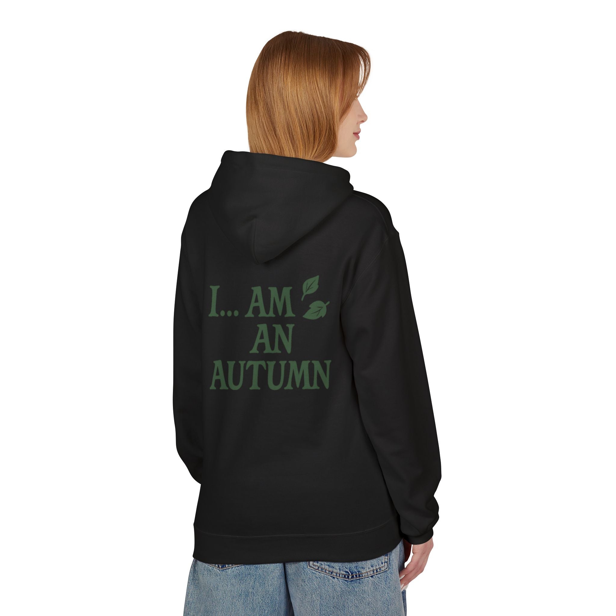 Autumn Leaf Hoodie - Cozy Unisex Fleece Sweatshirt for Fall, Perfect for Halloween, Thanksgiving, Nature Lovers, Casual Wear, Gift