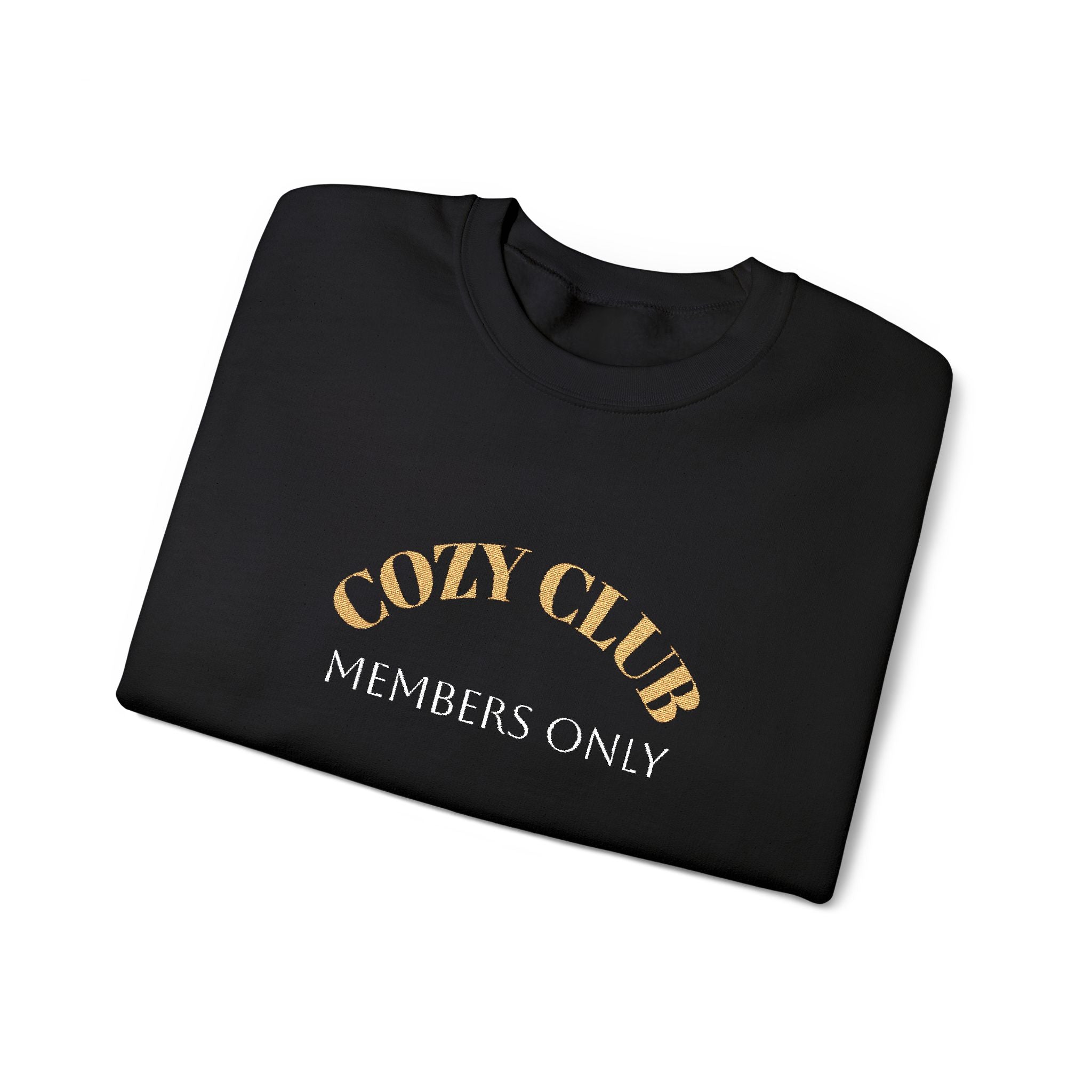 Cozy Club Sweatshirt - Unisex Heavy Blend™ Crewneck, Comfortable Gift for Friends, Perfect for Fall and Home Gatherings, Cozy Vibe, [...]