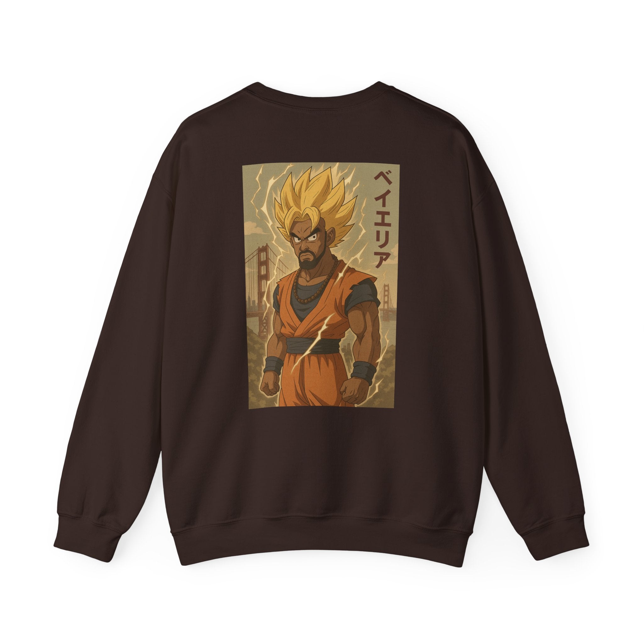 Anime Graphic Crewneck Sweatshirt | Unisex Streetwear Fashion, Gift for Anime Fans, Casual Comfort Wear, Perfect for Men and Women