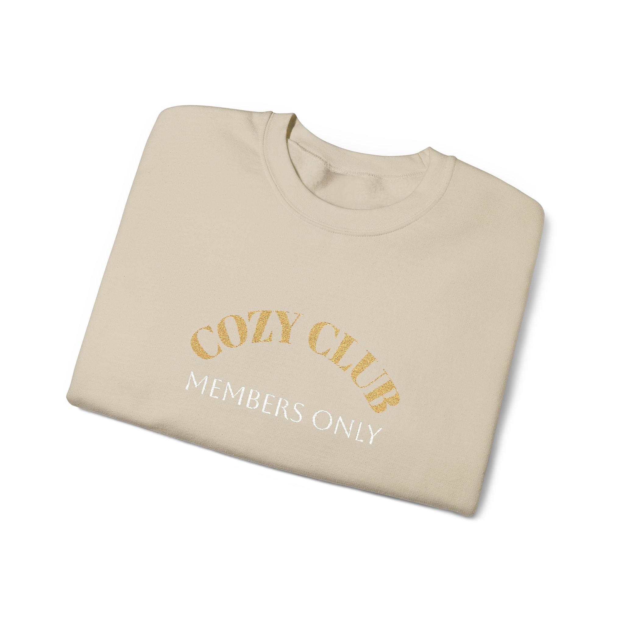 Cozy Club Sweatshirt - Unisex Heavy Blend™ Crewneck, Comfortable Gift for Friends, Perfect for Fall and Home Gatherings, Cozy Vibe, [...]