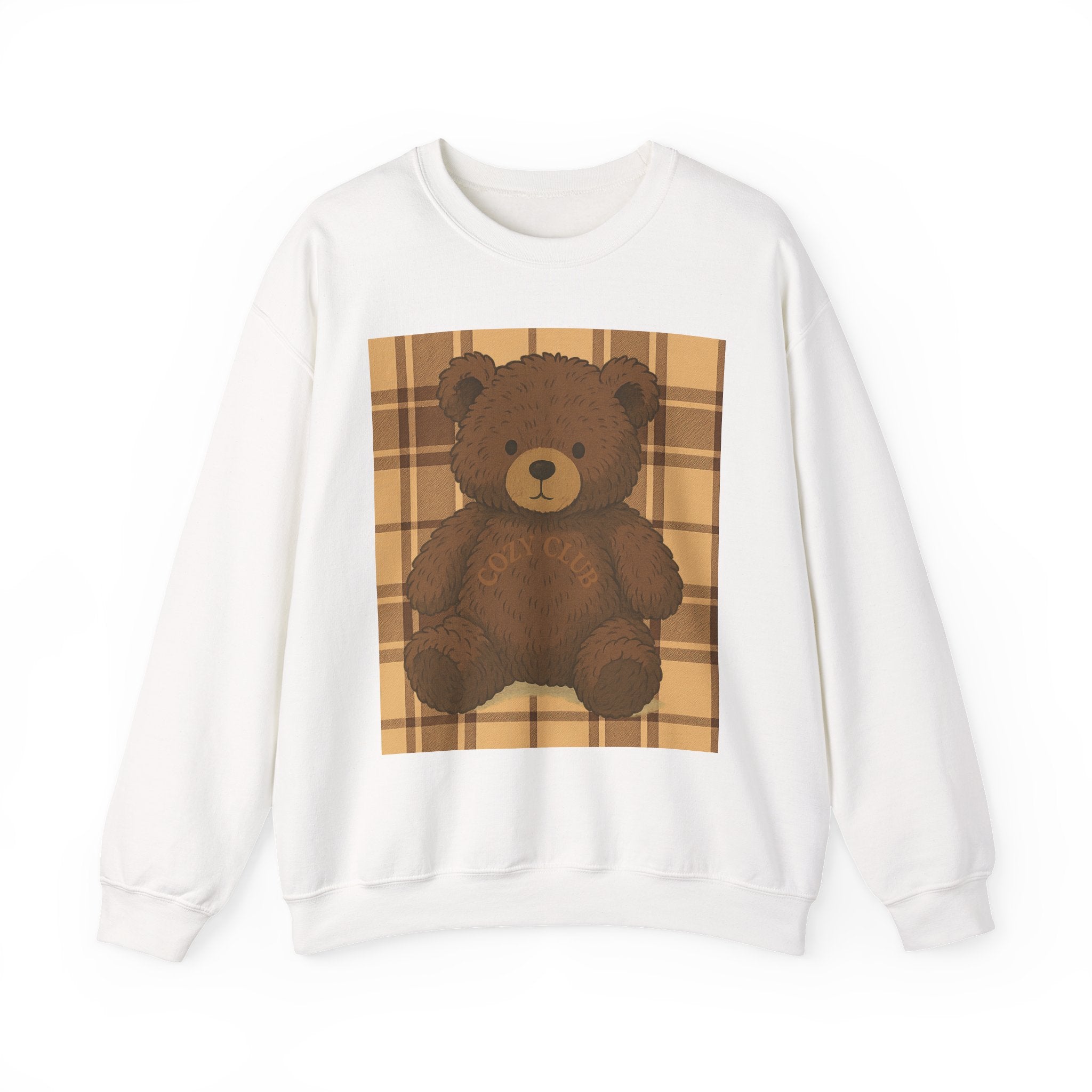 Cozy Teddy Bear Sweatshirt - Unisex Heavy Blend™, Cute Gift, Fall Fashion, Winter Wardrobe, Plush Bear Design