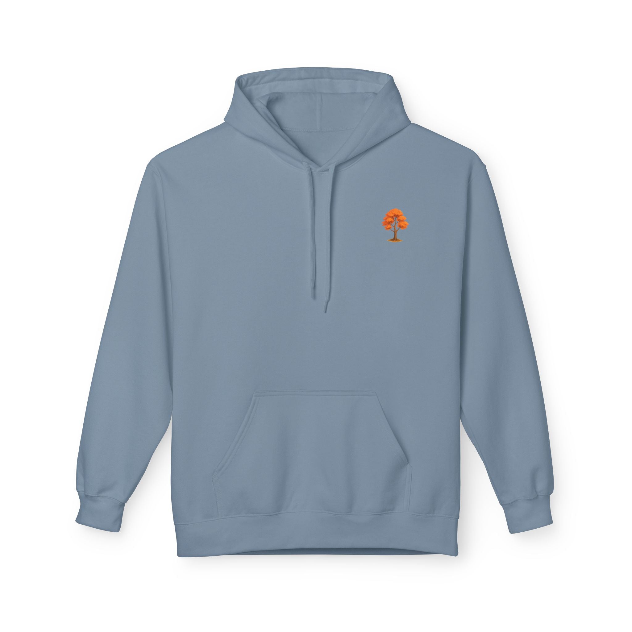 Autumn Vibes Fleece Hoodie – Cozy, Artistic, Unisex Pullover, Perfect for Fall Gatherings, Street Style, Gift for Friends