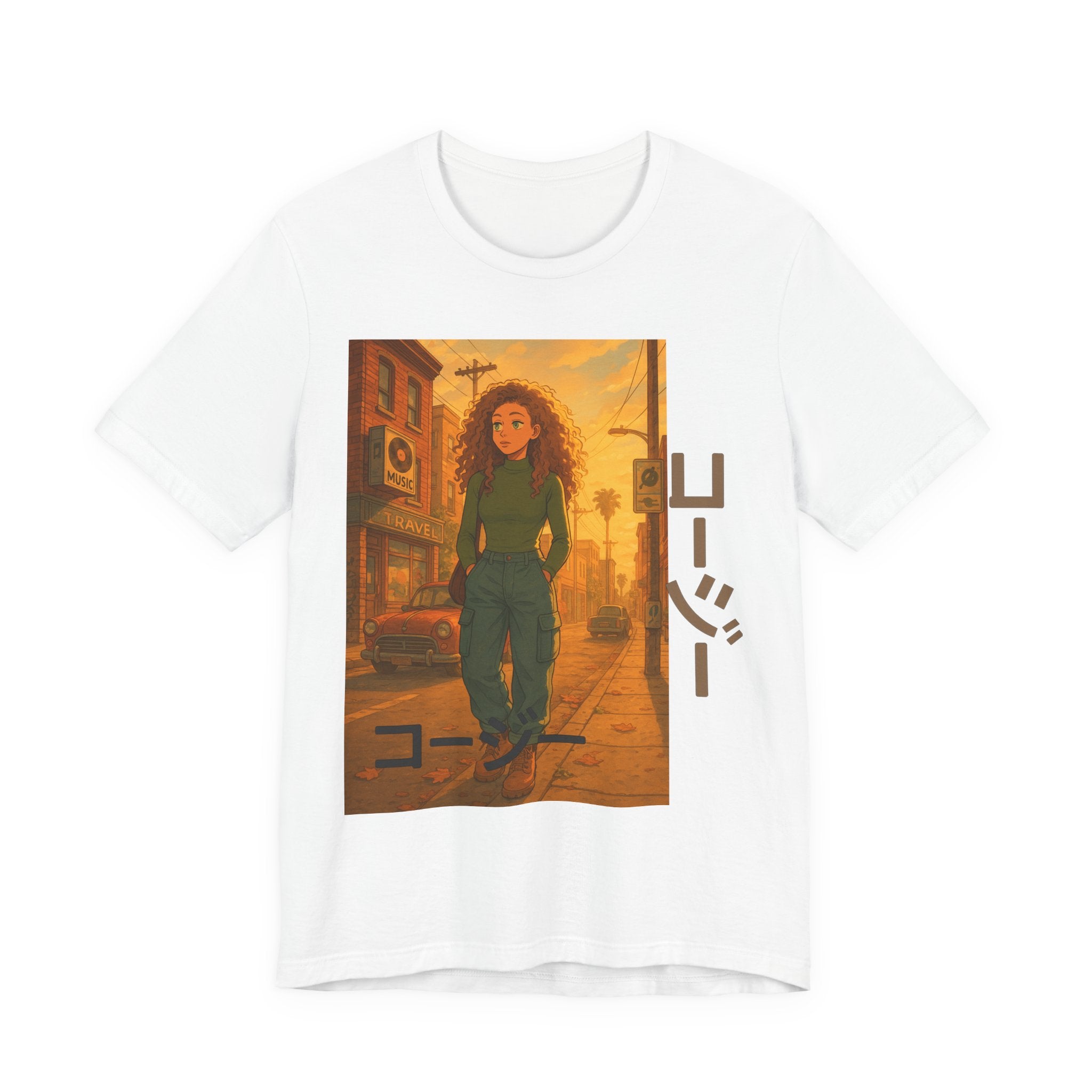 Vintage-Inspired Graphic Tee, Casual T-Shirt, Stylish Streetwear, Perfect Gift for Teens, Art Lover's Fashion