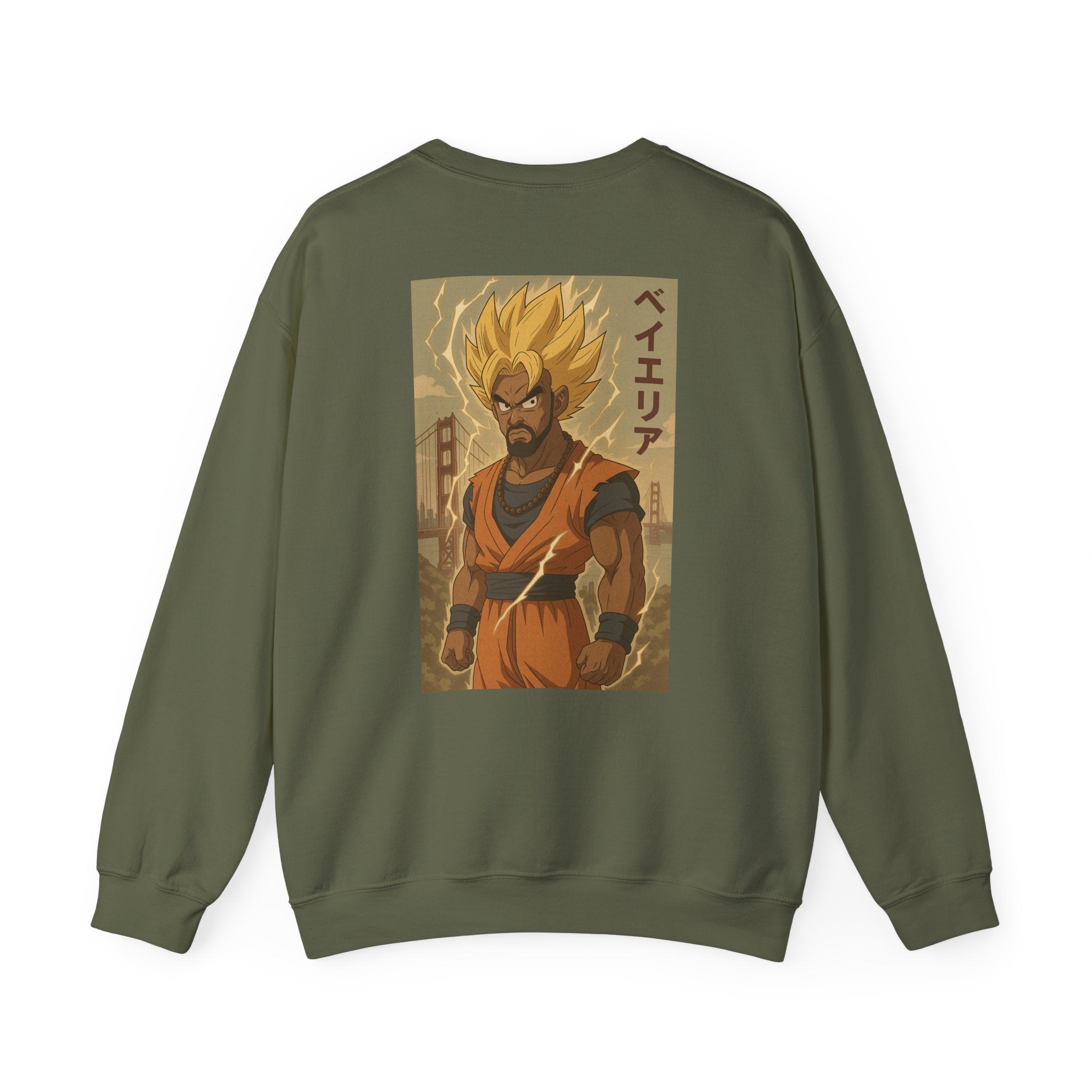 Anime Graphic Crewneck Sweatshirt | Unisex Streetwear Fashion, Gift for Anime Fans, Casual Comfort Wear, Perfect for Men and Women