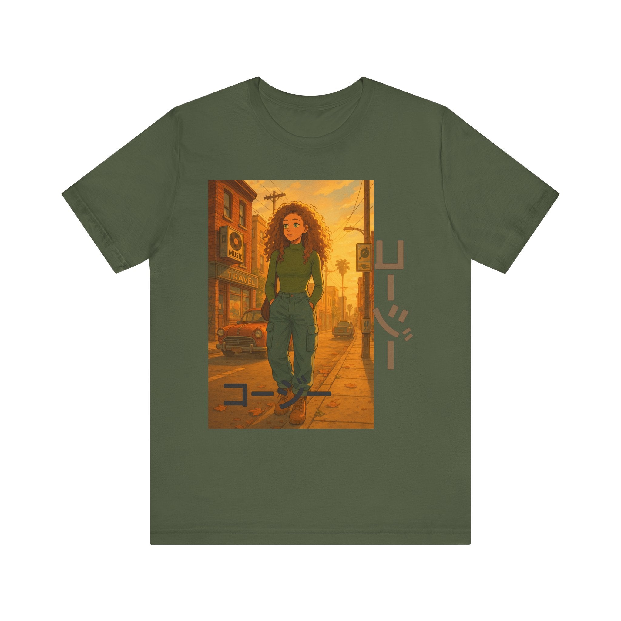 Vintage-Inspired Graphic Tee, Casual T-Shirt, Stylish Streetwear, Perfect Gift for Teens, Art Lover's Fashion