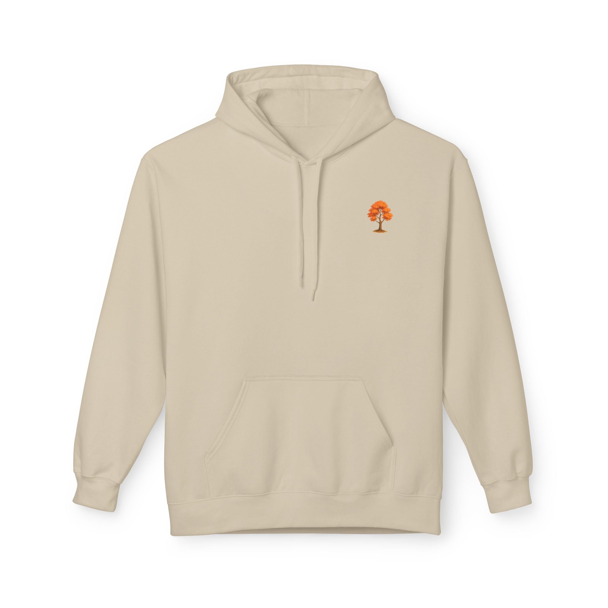 Autumn Vibes Fleece Hoodie – Cozy, Artistic, Unisex Pullover, Perfect for Fall Gatherings, Street Style, Gift for Friends