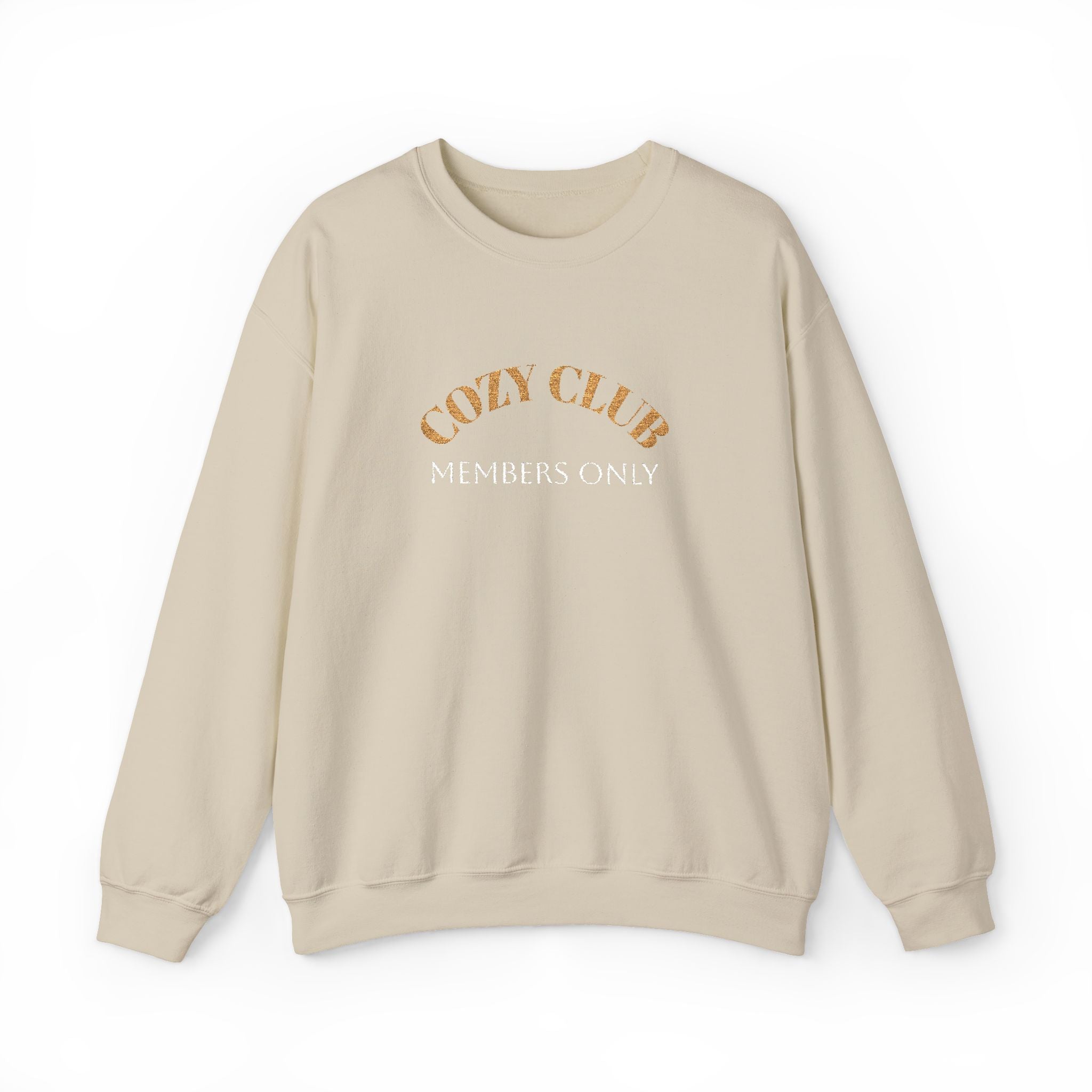 Cozy Club Sweatshirt - Unisex Heavy Blend™ Crewneck, Comfortable Gift for Friends, Perfect for Fall and Home Gatherings, Cozy Vibe, [...]