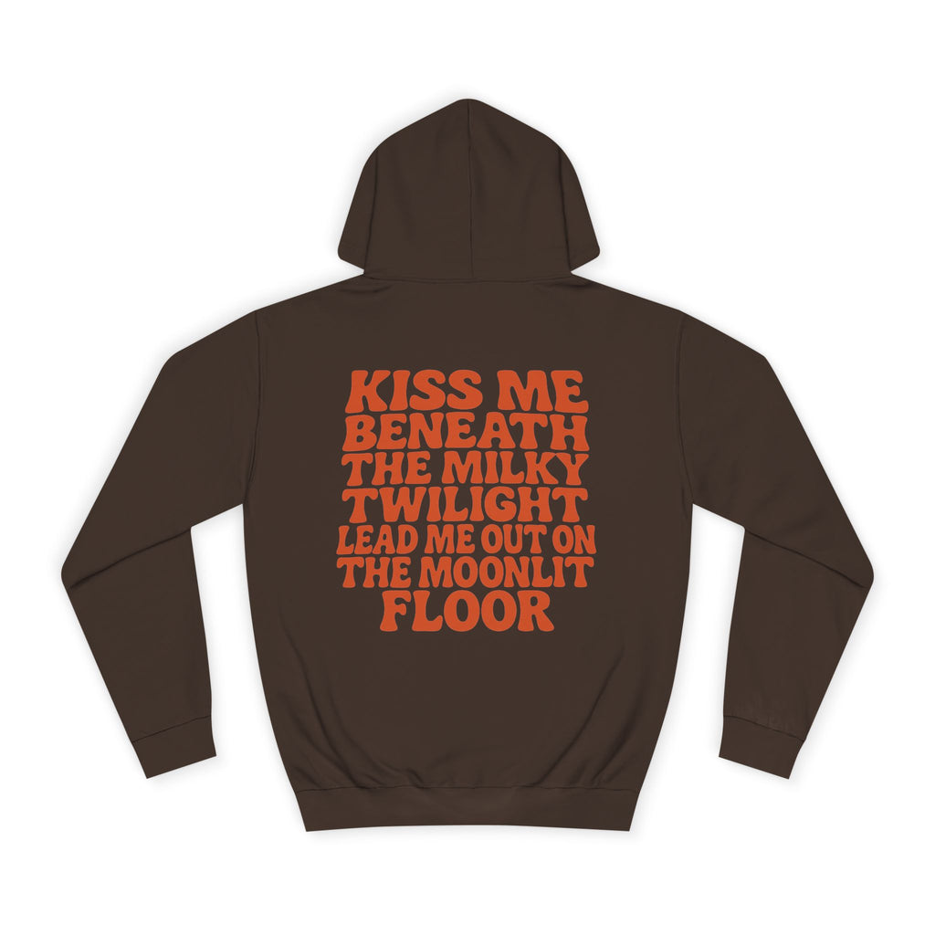 Cozy Unisex College Hoodie with Artistic Leaf Design - Perfect for Fall, Casual Wear, College Students, Stylish Gift Idea