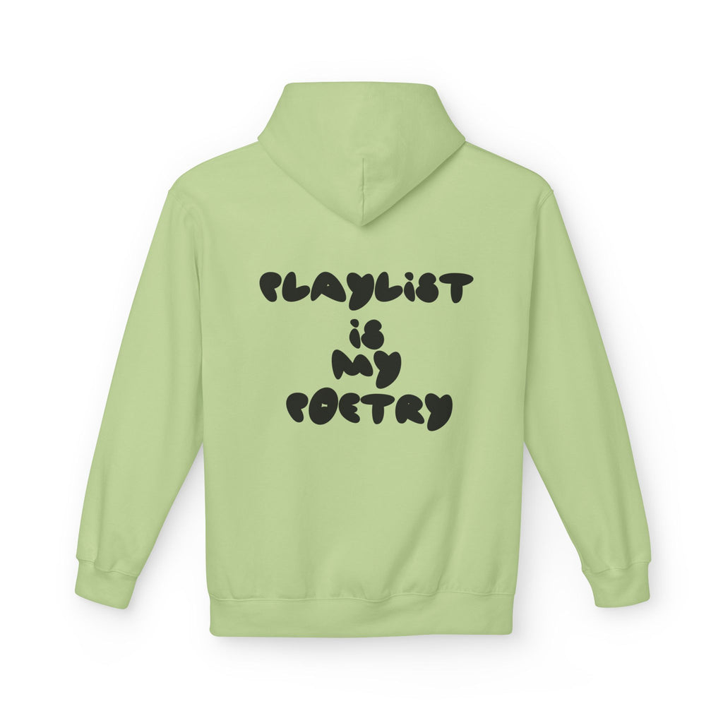Chill Vibes Hoodie - Playlist is My Poetry, Cozy Sweater, Gift for Music Lovers, Unisex Fleece, Trendy Casual Wear