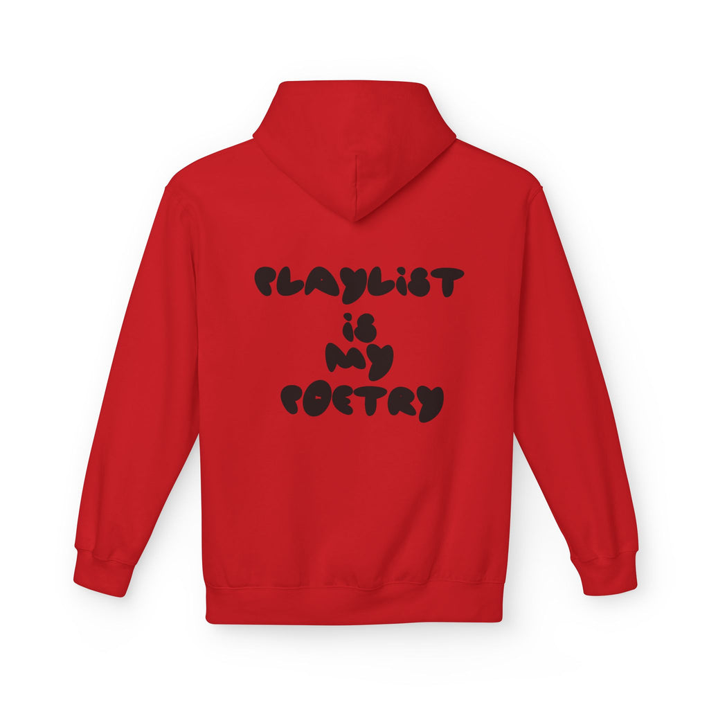 Chill Vibes Hoodie - Playlist is My Poetry, Cozy Sweater, Gift for Music Lovers, Unisex Fleece, Trendy Casual Wear