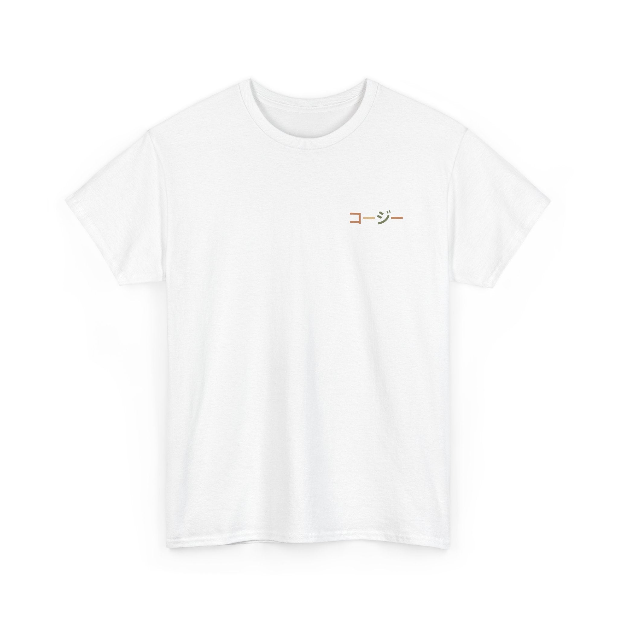 Autumn Cat Unisex Heavy Cotton Tee, Fall T-Shirt, Cute Cat Shirt, Cozy Apparel, Gift for Cat Lovers, Halloween Fashion