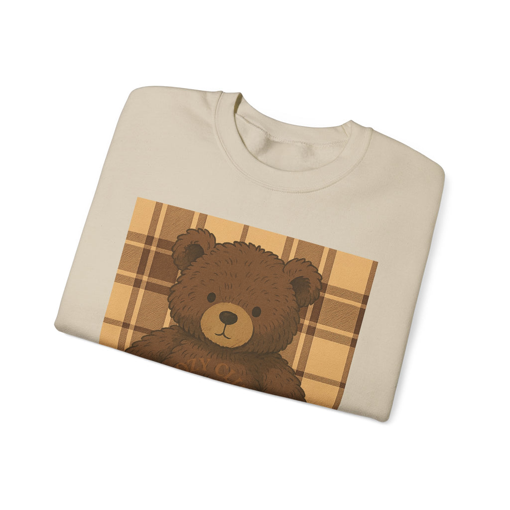Cozy Teddy Bear Sweatshirt - Unisex Heavy Blend™, Cute Gift, Fall Fashion, Winter Wardrobe, Plush Bear Design