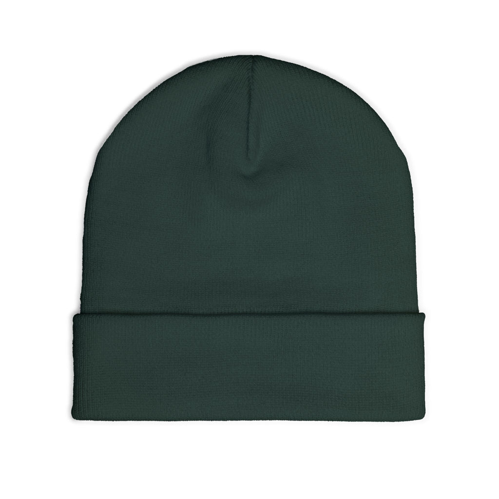 Cozy Embroidered Knit Beanie with Leaf | Winter Hat, Fall Fashion, Outdoor Accessories, Gift for Her, Casual Style