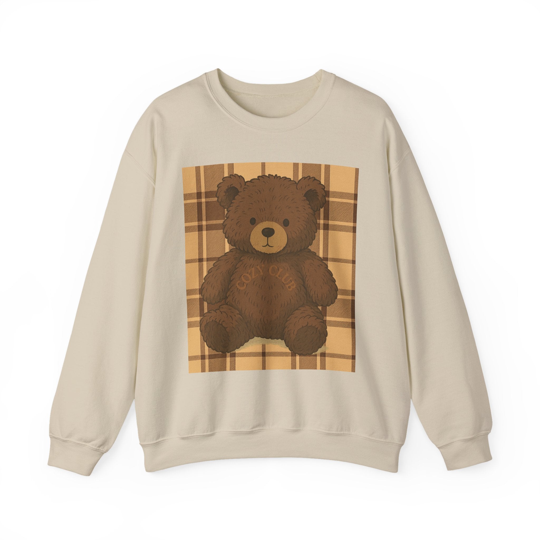 Cozy Teddy Bear Sweatshirt - Unisex Heavy Blend™, Cute Gift, Fall Fashion, Winter Wardrobe, Plush Bear Design