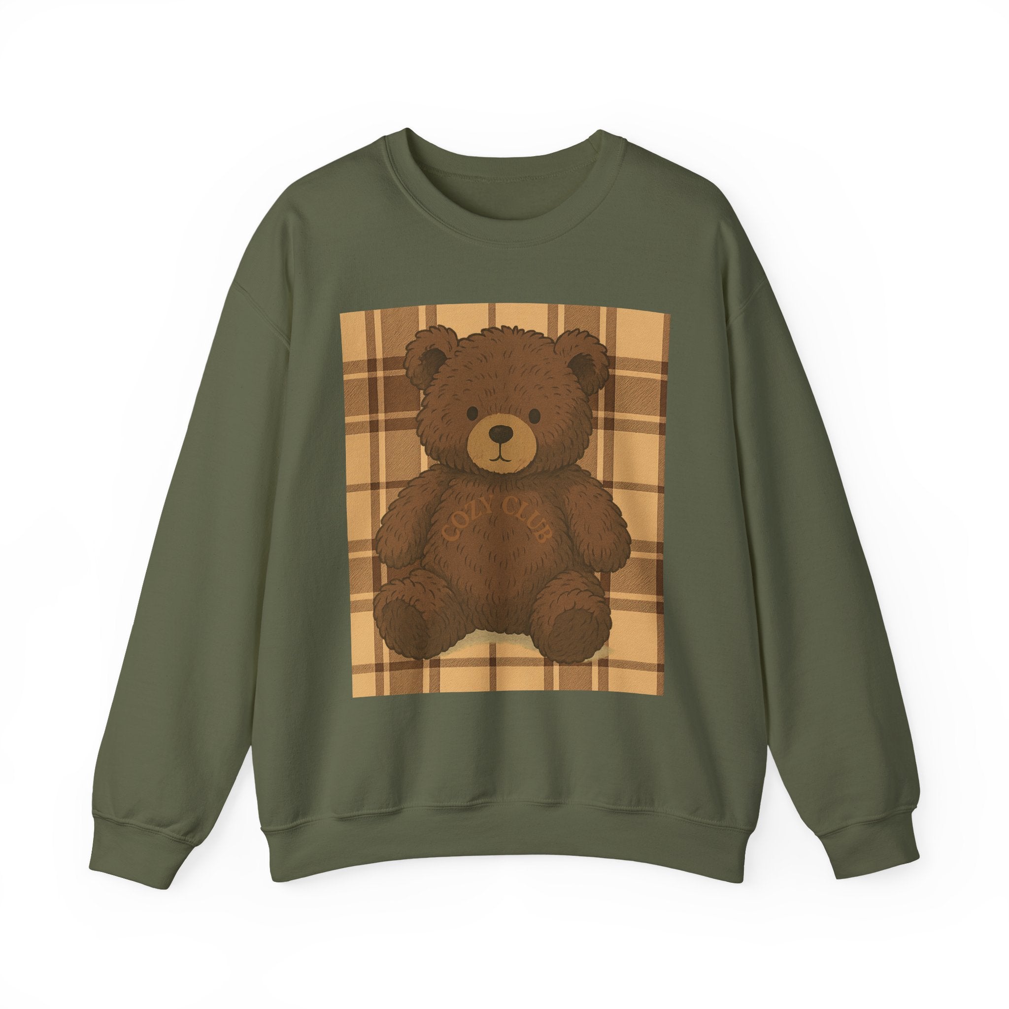 Cozy Teddy Bear Sweatshirt - Unisex Heavy Blend™, Cute Gift, Fall Fashion, Winter Wardrobe, Plush Bear Design