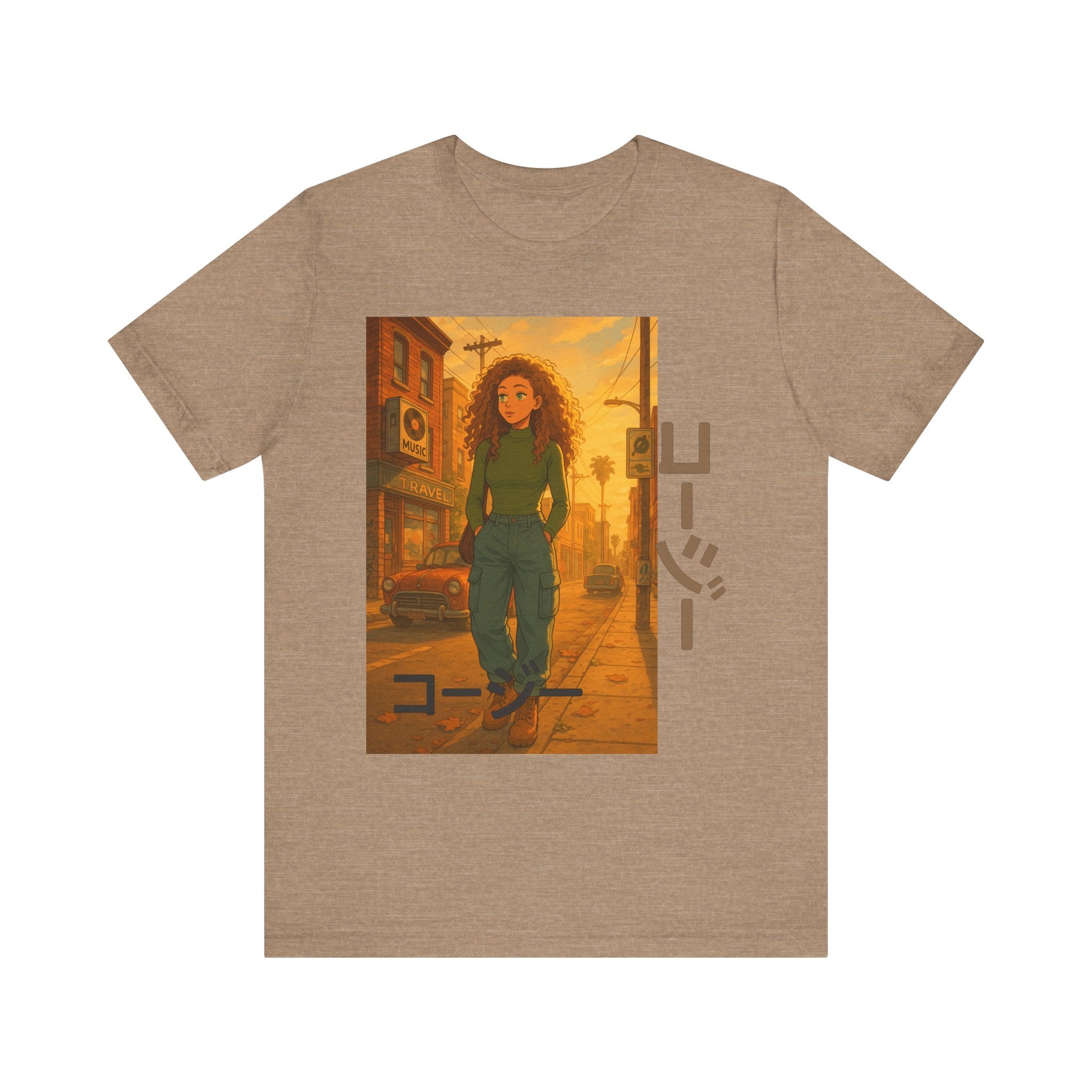 Vintage-Inspired Graphic Tee, Casual T-Shirt, Stylish Streetwear, Perfect Gift for Teens, Art Lover's Fashion