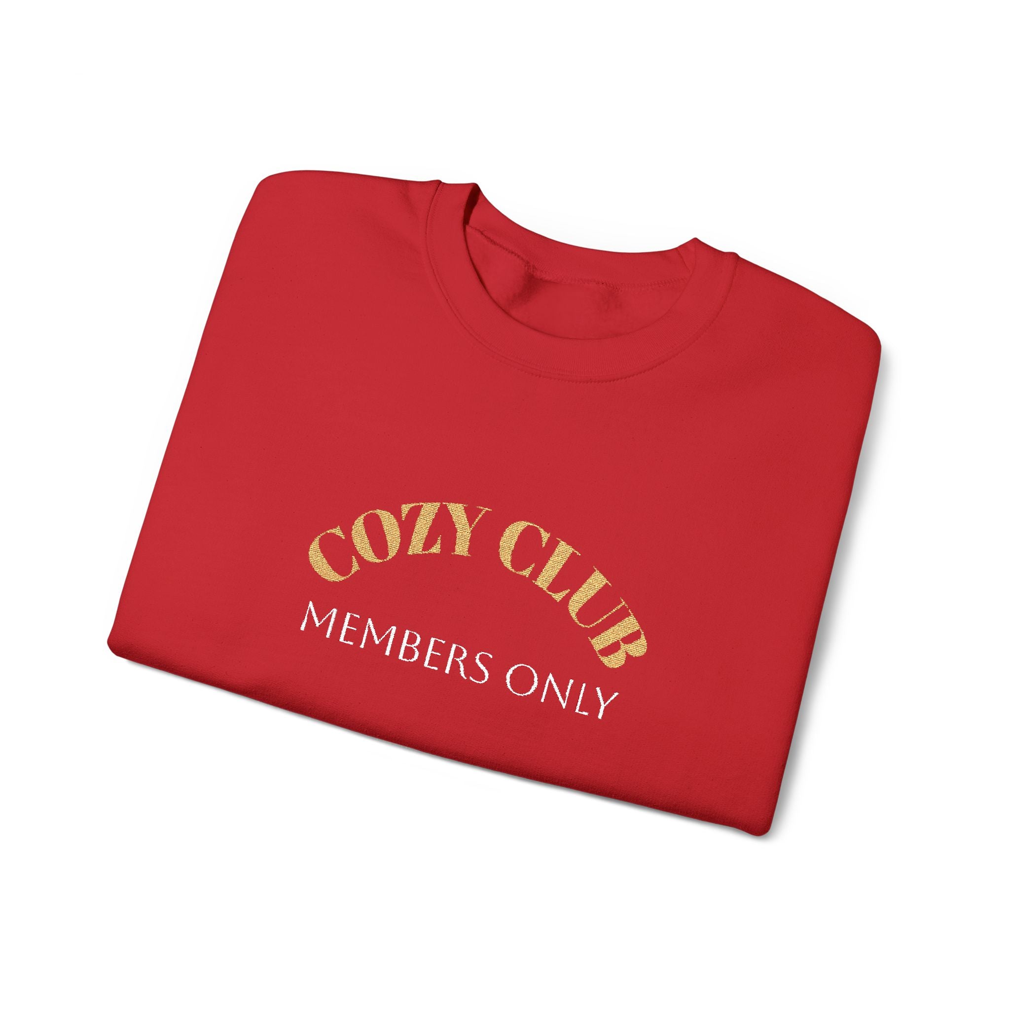 Cozy Club Sweatshirt - Unisex Heavy Blend™ Crewneck, Comfortable Gift for Friends, Perfect for Fall and Home Gatherings, Cozy Vibe, [...]