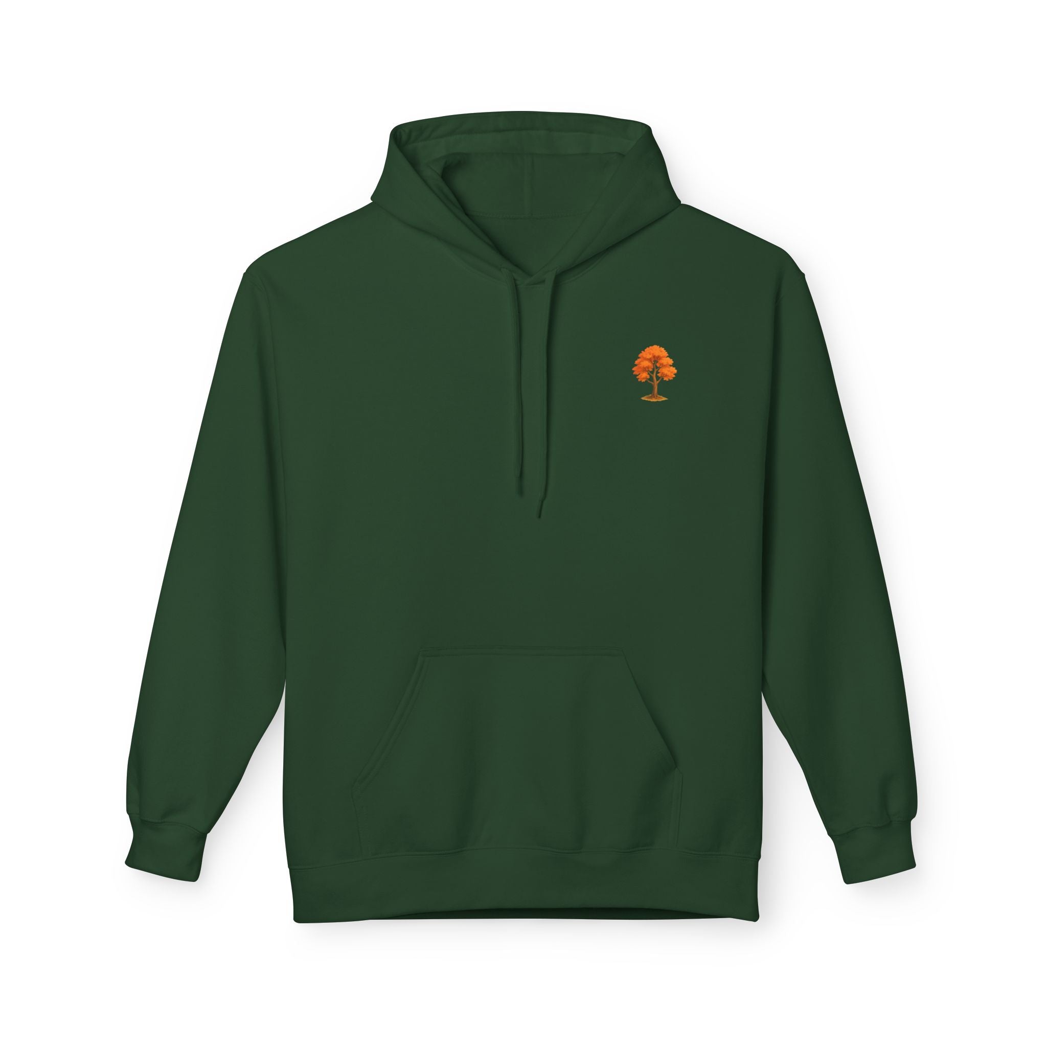 Autumn Vibes Fleece Hoodie – Cozy, Artistic, Unisex Pullover, Perfect for Fall Gatherings, Street Style, Gift for Friends