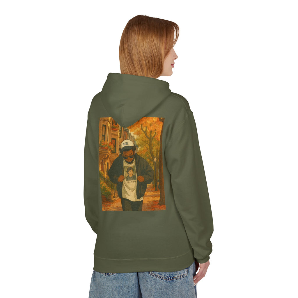 Autumn Vibes Fleece Hoodie – Cozy, Artistic, Unisex Pullover, Perfect for Fall Gatherings, Street Style, Gift for Friends