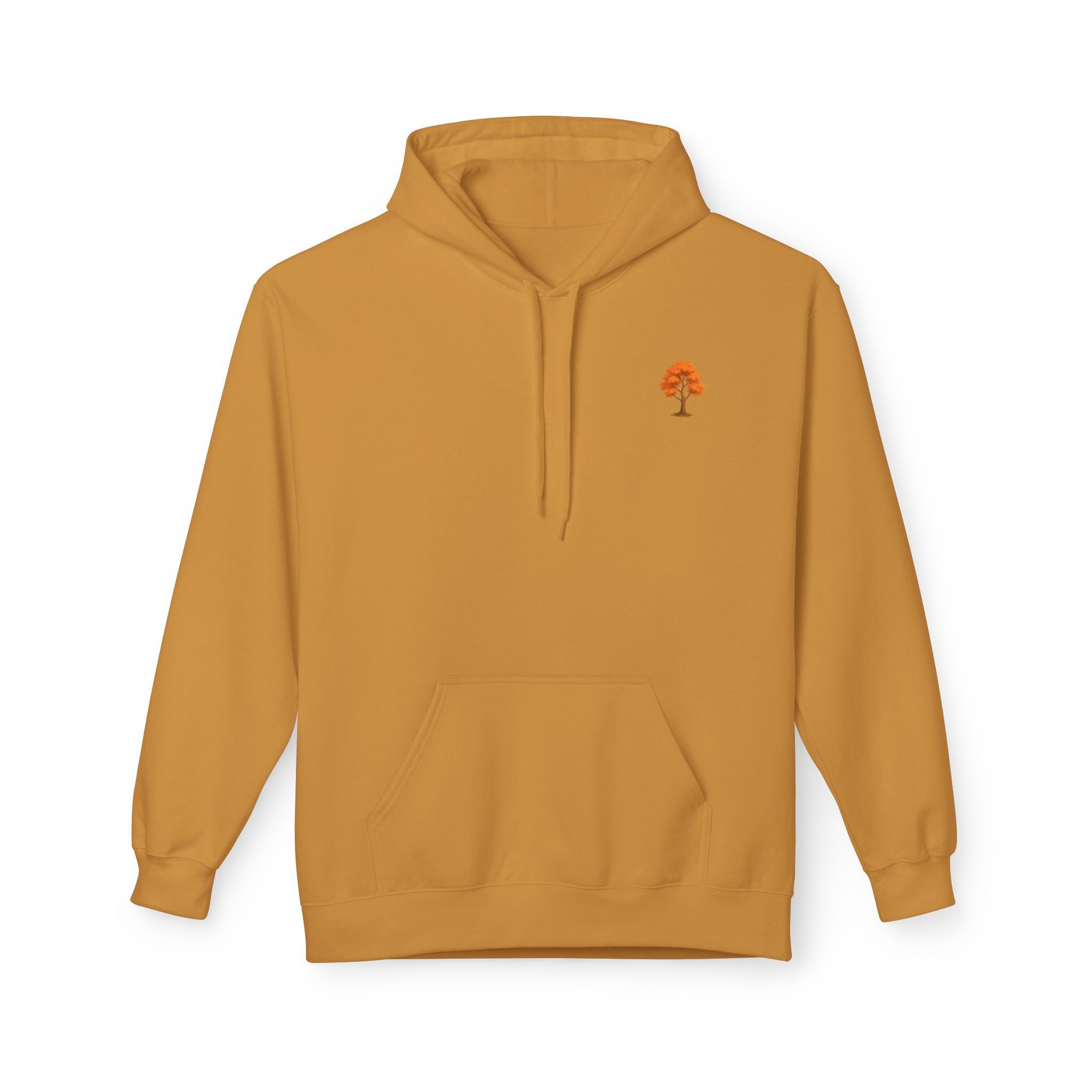 Autumn Vibes Fleece Hoodie – Cozy, Artistic, Unisex Pullover, Perfect for Fall Gatherings, Street Style, Gift for Friends