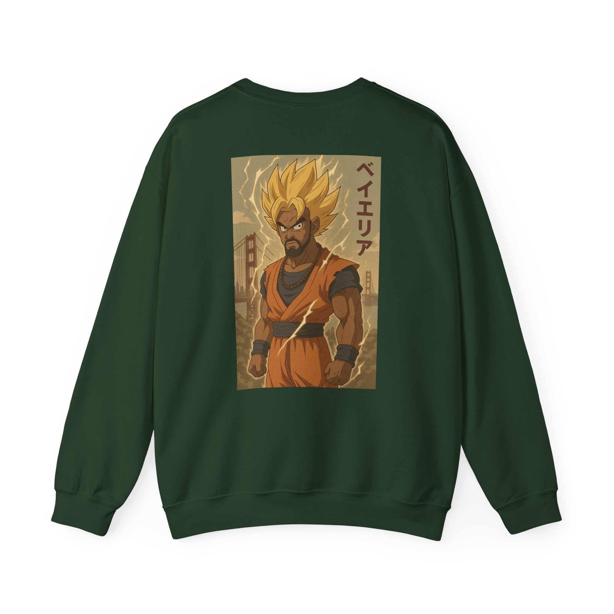 Anime Graphic Crewneck Sweatshirt | Unisex Streetwear Fashion, Gift for Anime Fans, Casual Comfort Wear, Perfect for Men and Women
