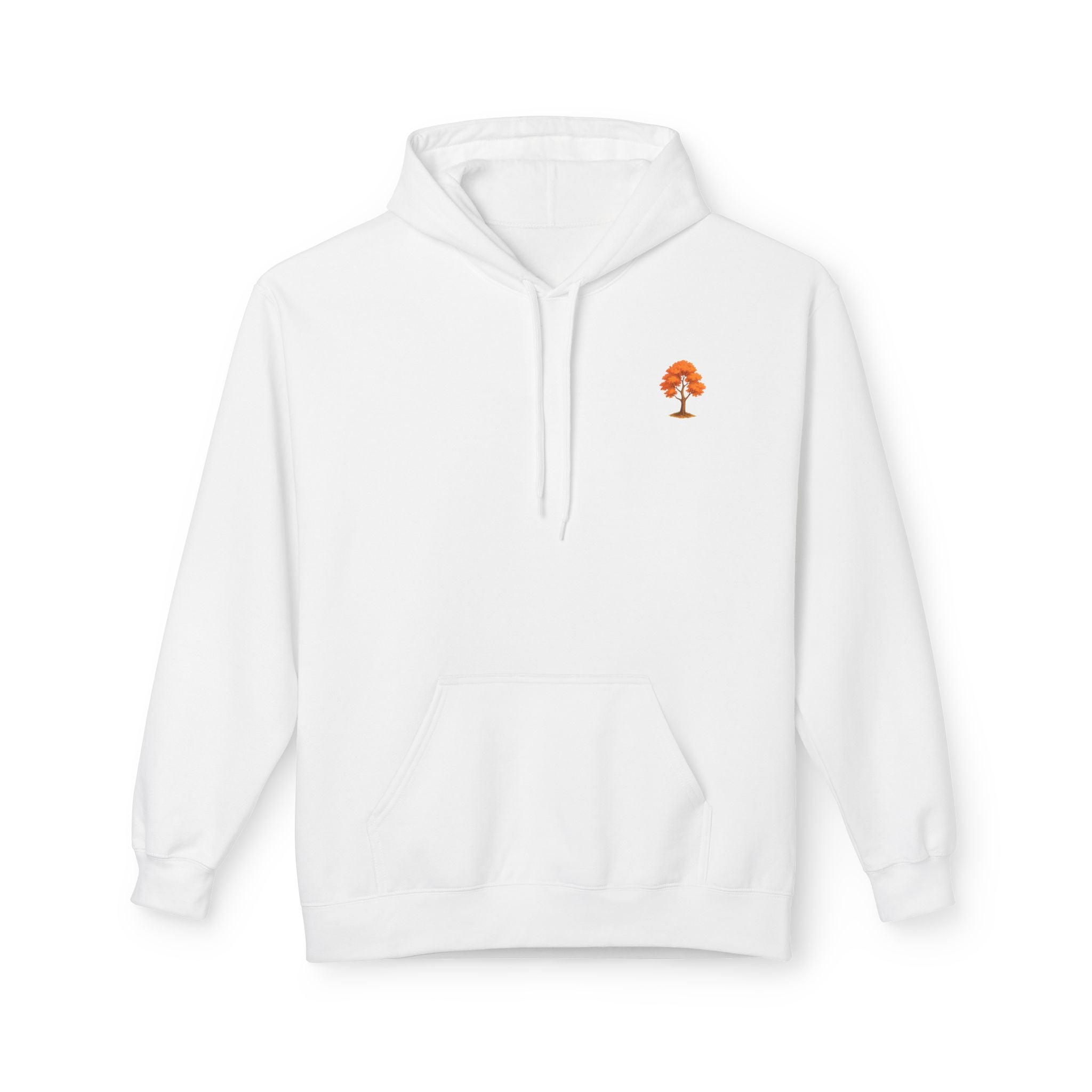 Autumn Vibes Fleece Hoodie – Cozy, Artistic, Unisex Pullover, Perfect for Fall Gatherings, Street Style, Gift for Friends