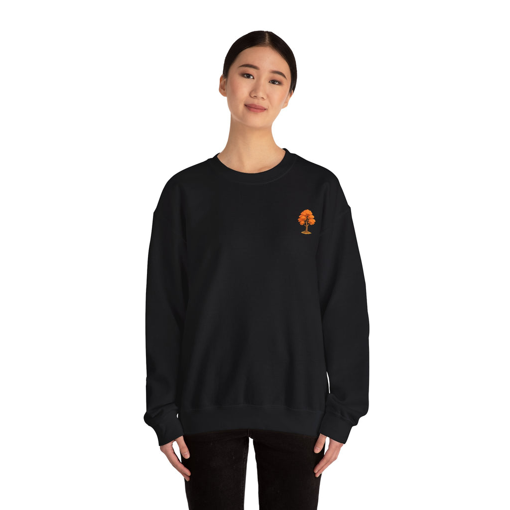 Autumn Vibes Sweatshirt, Cozy Fall Apparel, Unisex Crewneck, Trendy Streetwear, Perfect for Bonfire Nights, Gifts for Nature Lovers