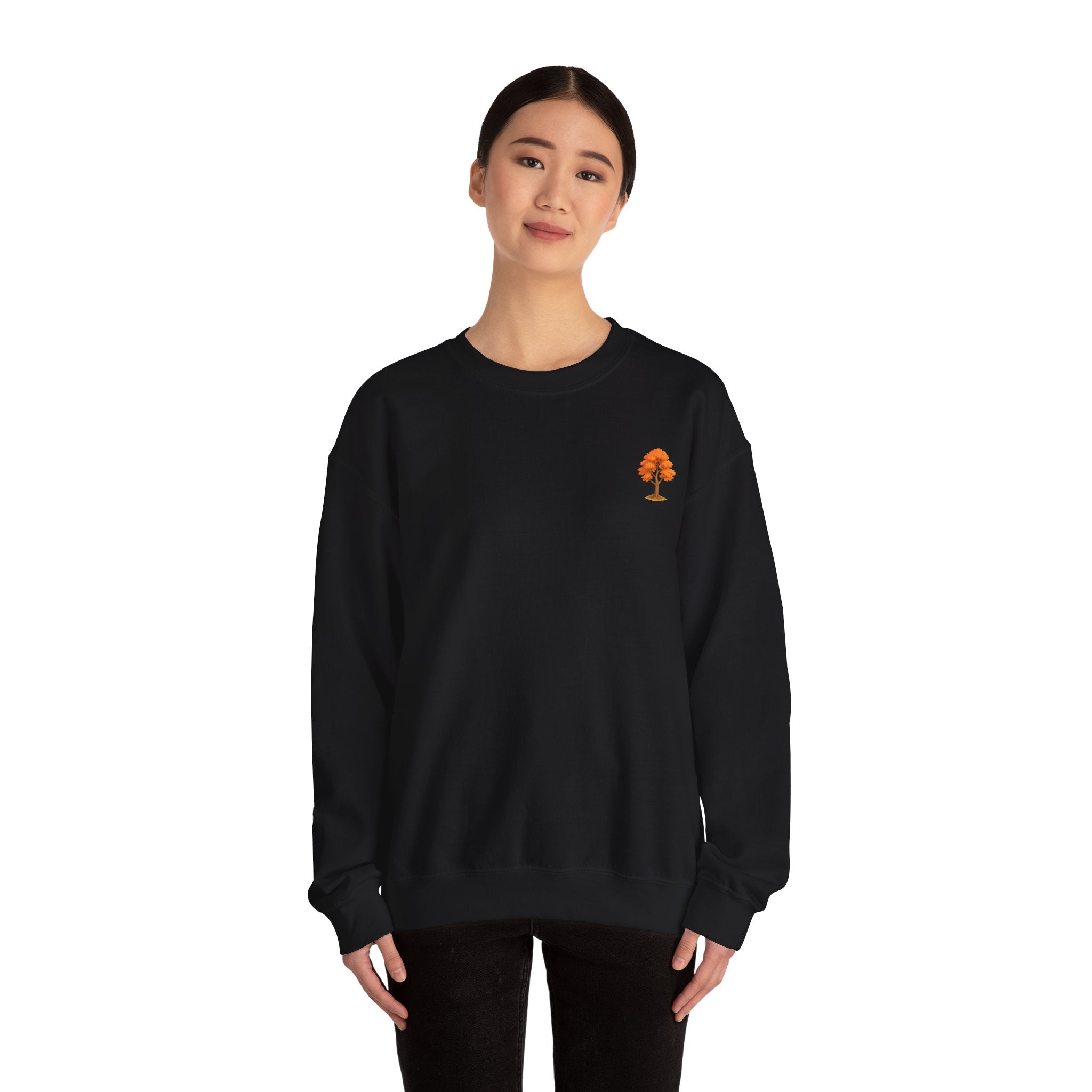 Autumn Vibes Sweatshirt, Cozy Fall Apparel, Unisex Crewneck, Trendy Streetwear, Perfect for Bonfire Nights, Gifts for Nature Lovers