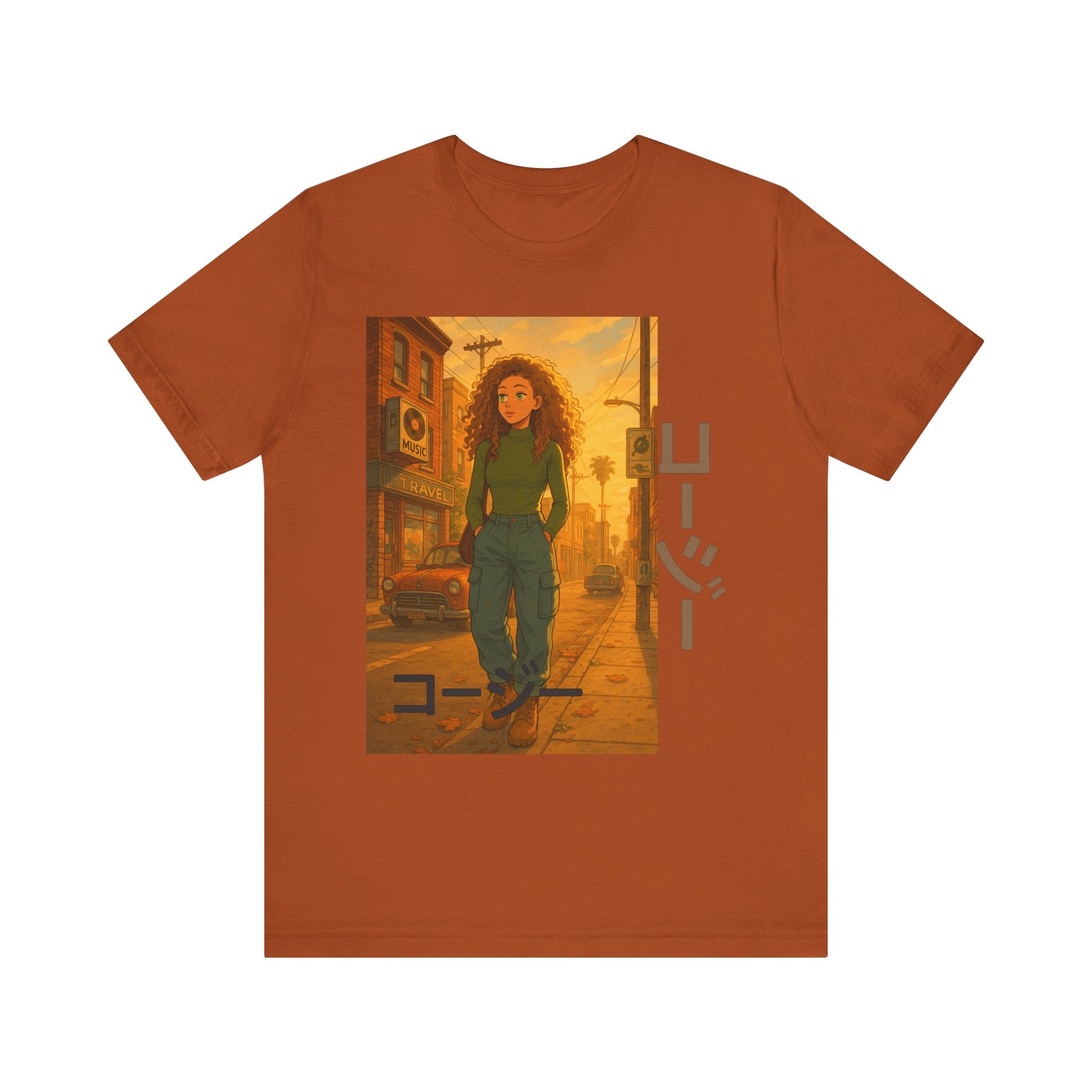 Vintage-Inspired Graphic Tee, Casual T-Shirt, Stylish Streetwear, Perfect Gift for Teens, Art Lover's Fashion