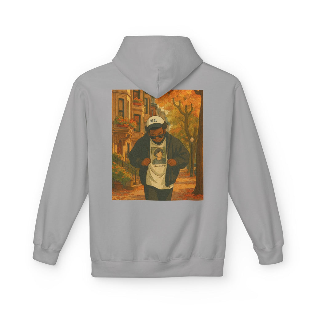 Autumn Vibes Fleece Hoodie – Cozy, Artistic, Unisex Pullover, Perfect for Fall Gatherings, Street Style, Gift for Friends