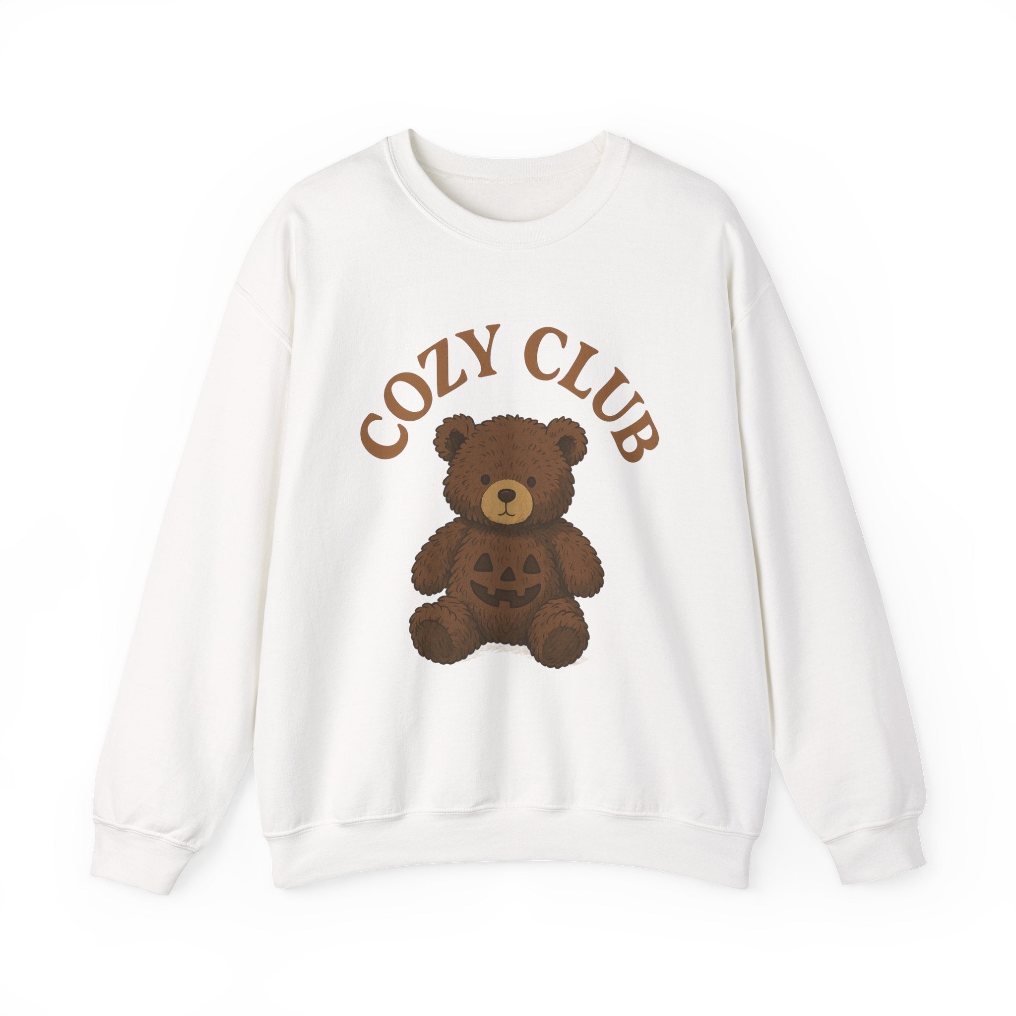 Cozy Club Bear Sweatshirt, Unisex Heavy Blend Crewneck, Fall Fashion, Halloween Sweater, Casual Comfort Clothing