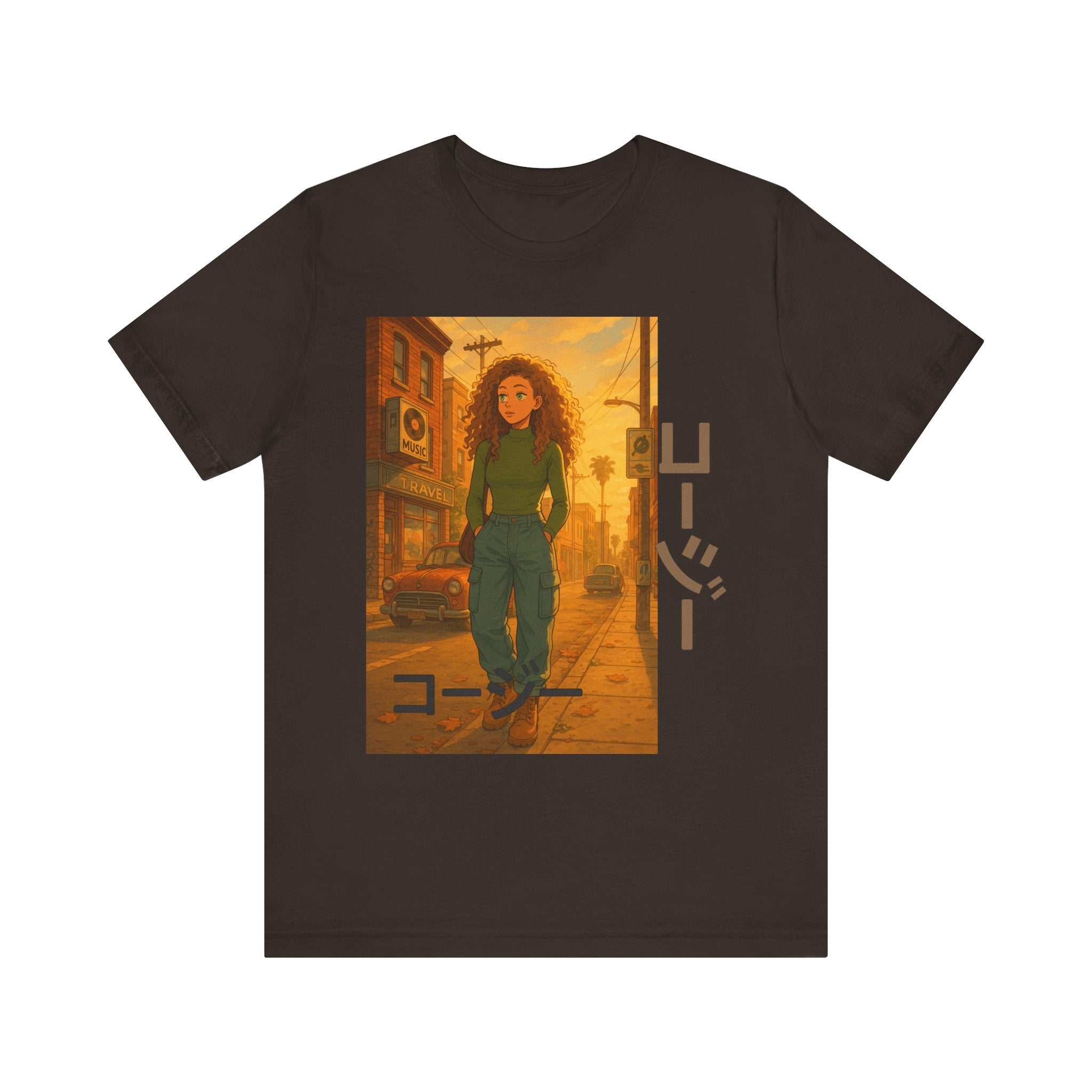 Vintage-Inspired Graphic Tee, Casual T-Shirt, Stylish Streetwear, Perfect Gift for Teens, Art Lover's Fashion