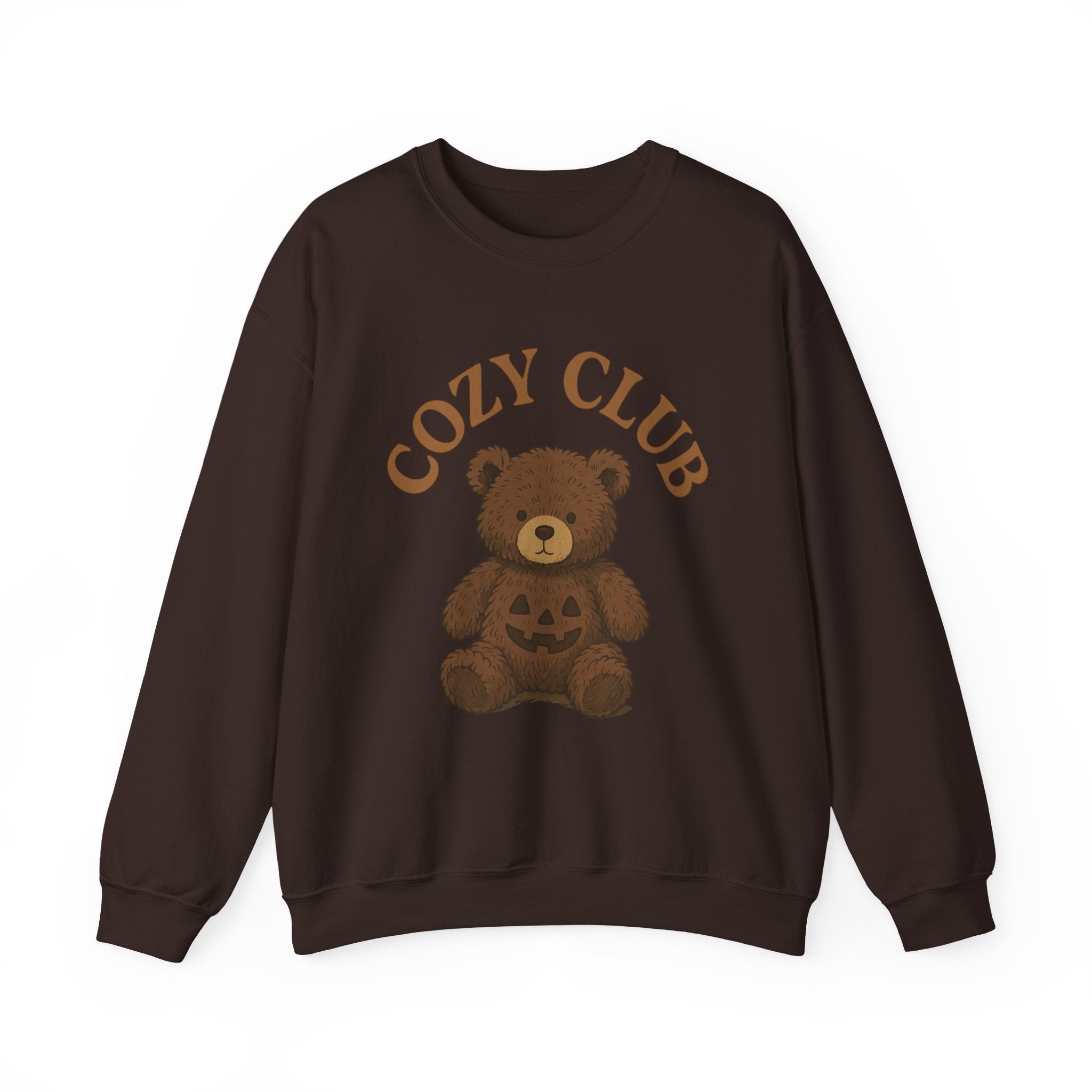 Cozy Club Bear Sweatshirt, Unisex Heavy Blend Crewneck, Fall Fashion, Halloween Sweater, Casual Comfort Clothing