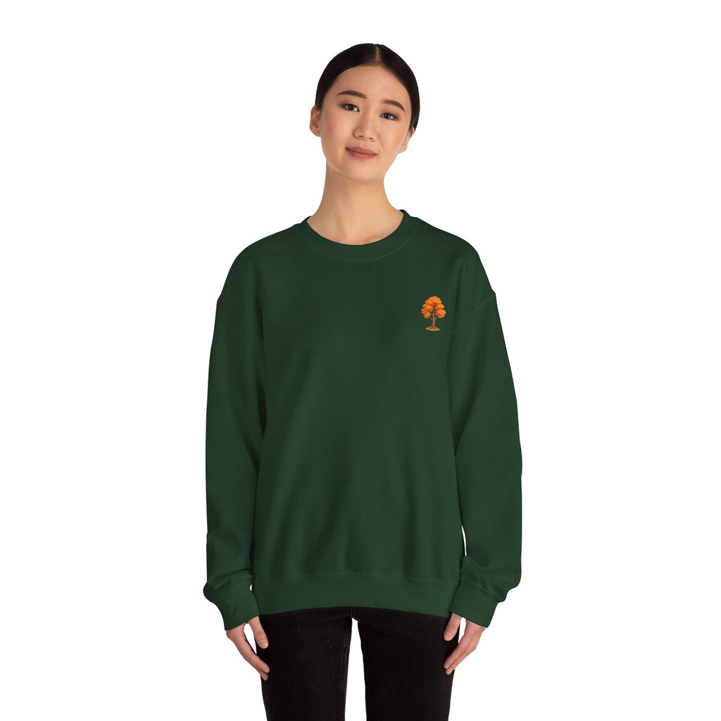 Autumn Vibes Sweatshirt, Cozy Fall Apparel, Unisex Crewneck, Trendy Streetwear, Perfect for Bonfire Nights, Gifts for Nature Lovers