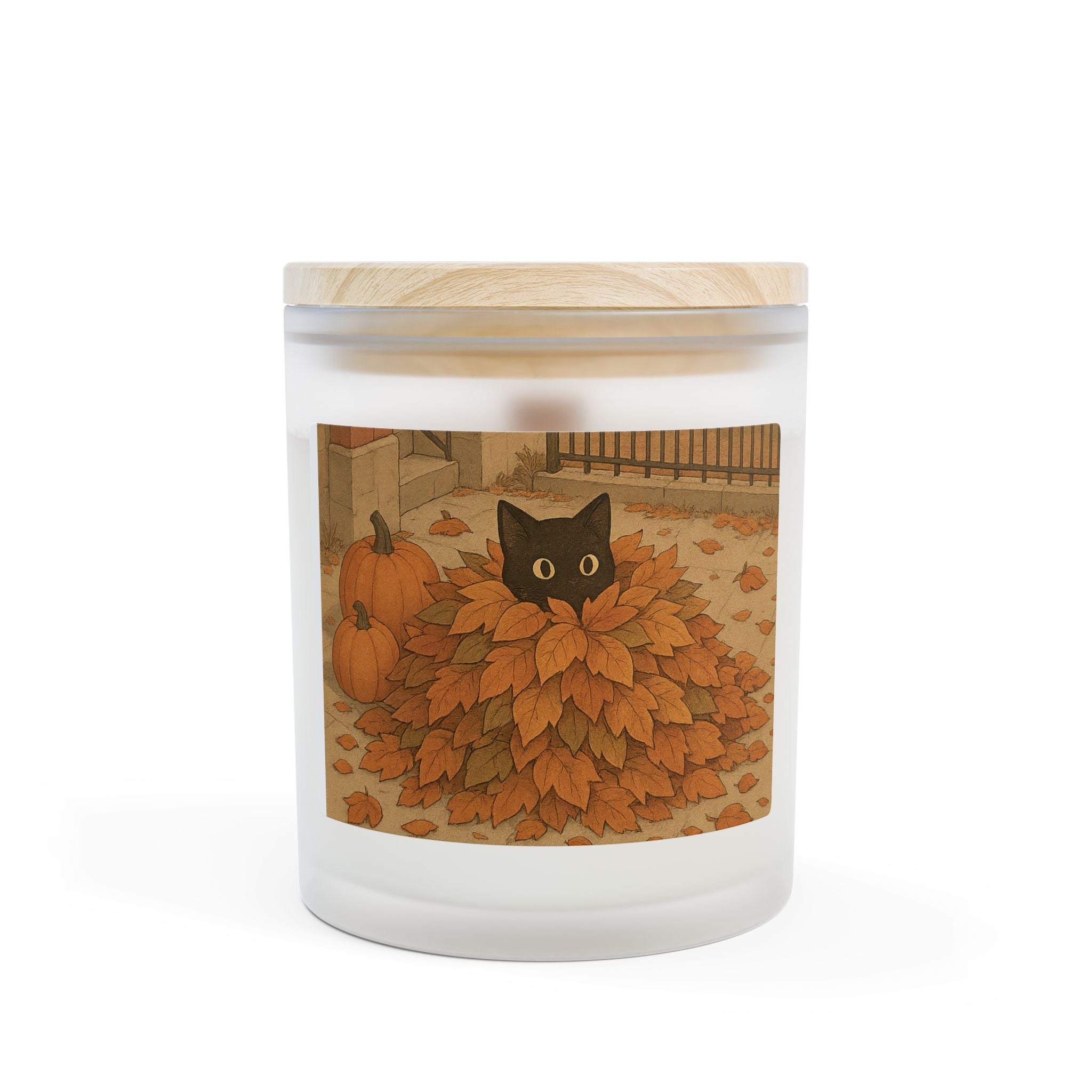Frosted Glass Candle, 11oz