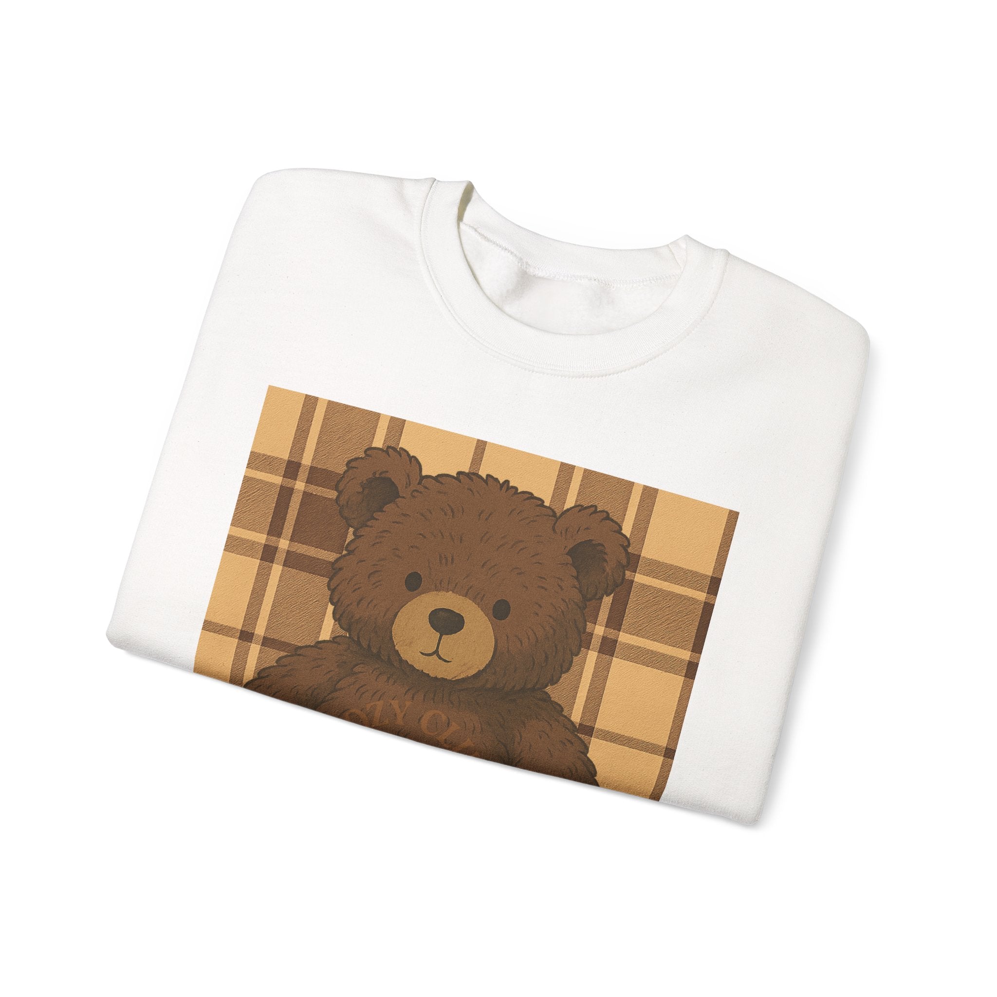 Cozy Teddy Bear Sweatshirt - Unisex Heavy Blend™, Cute Gift, Fall Fashion, Winter Wardrobe, Plush Bear Design